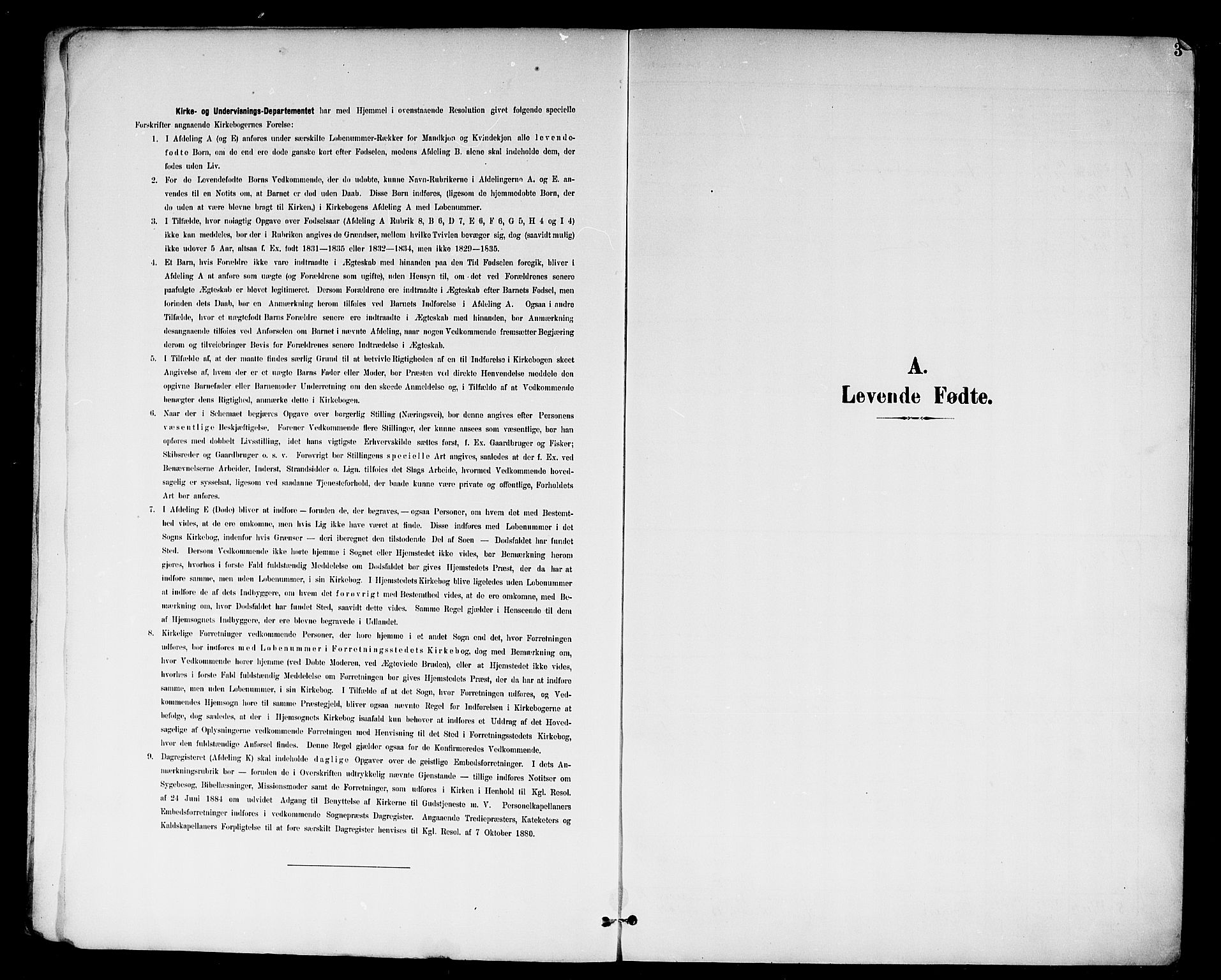 Lærdal sokneprestembete, SAB/A-81201: Parish register (copy) no. A 1, 1897-1920, p. 3