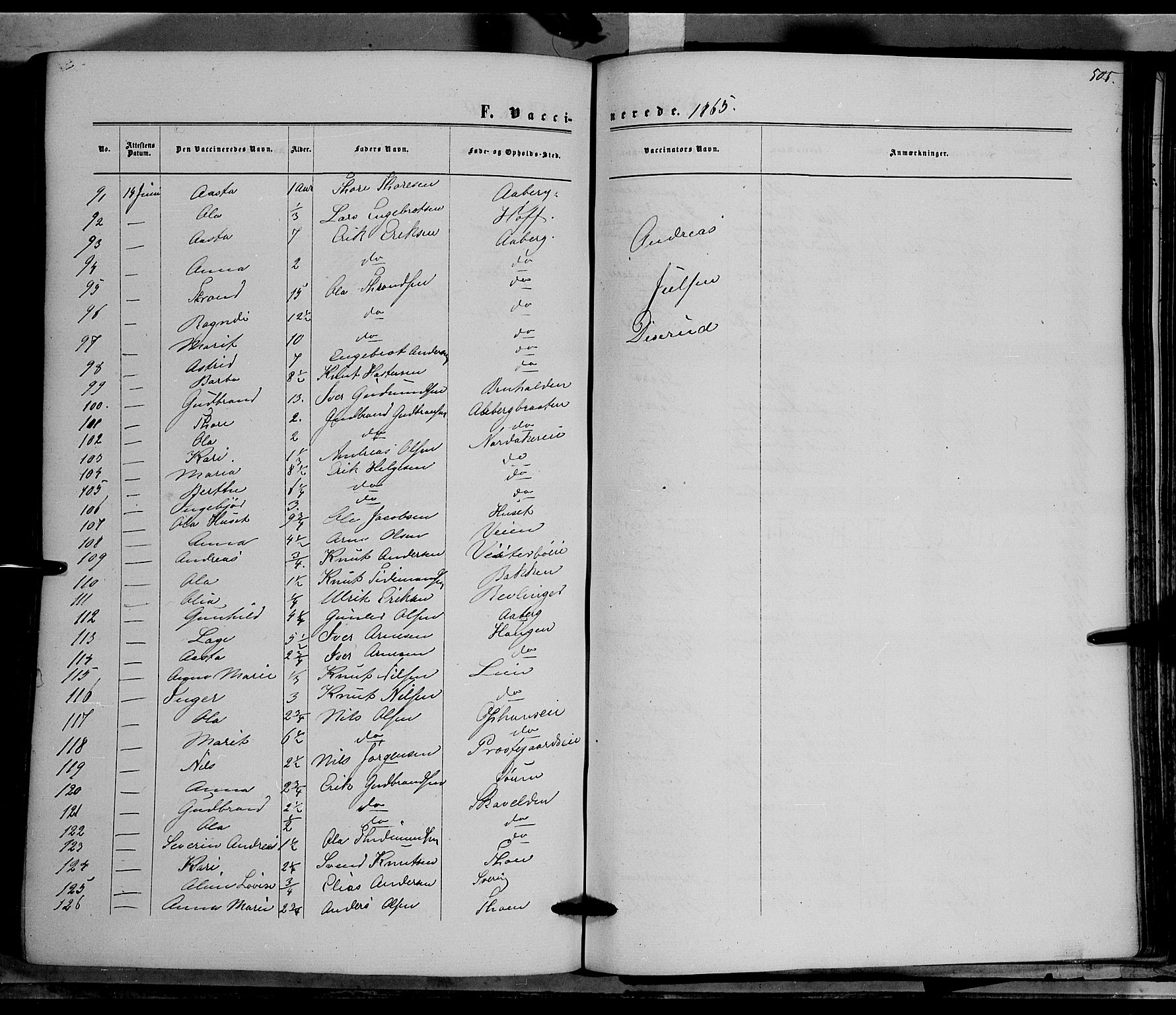 Nord-Aurdal prestekontor, AV/SAH-PREST-132/H/Ha/Haa/L0008: Parish register (official) no. 8, 1863-1875, p. 505