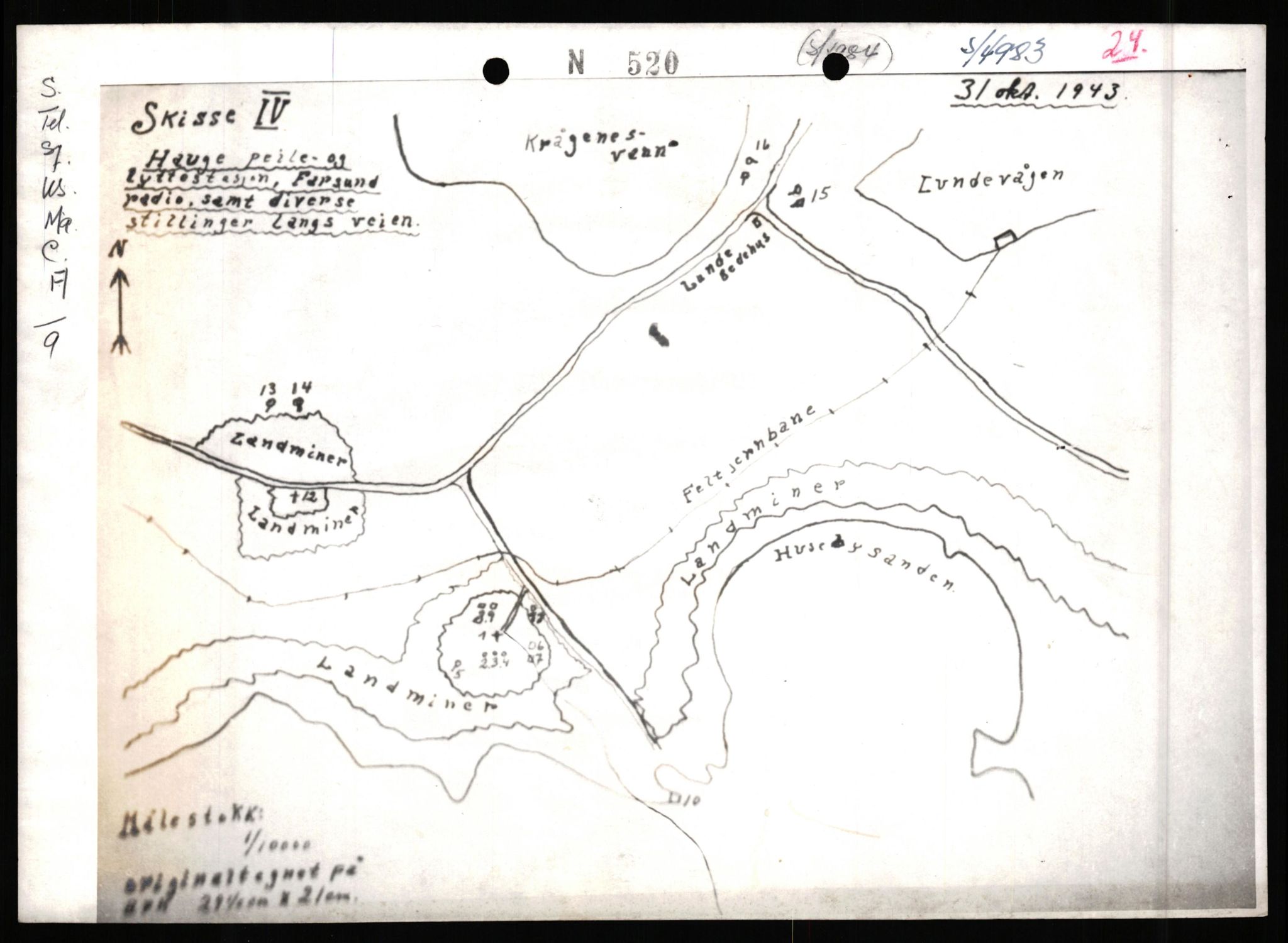 Forsvaret, Forsvarets overkommando II, AV/RA-RAFA-3915/D/Dd/L0008: Minefields. Prohibited Areas. Airfields, 1944, p. 50