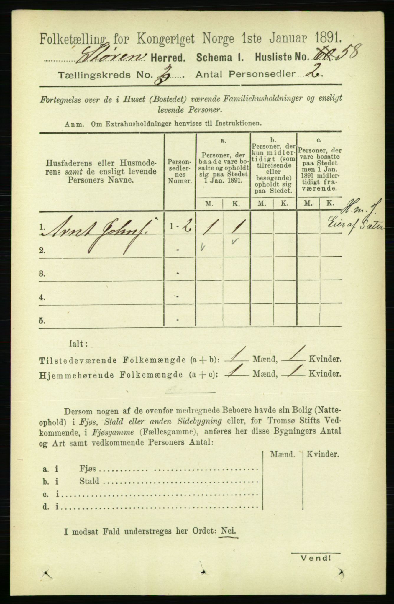 RA, 1891 census for 1648 Støren, 1891, p. 781