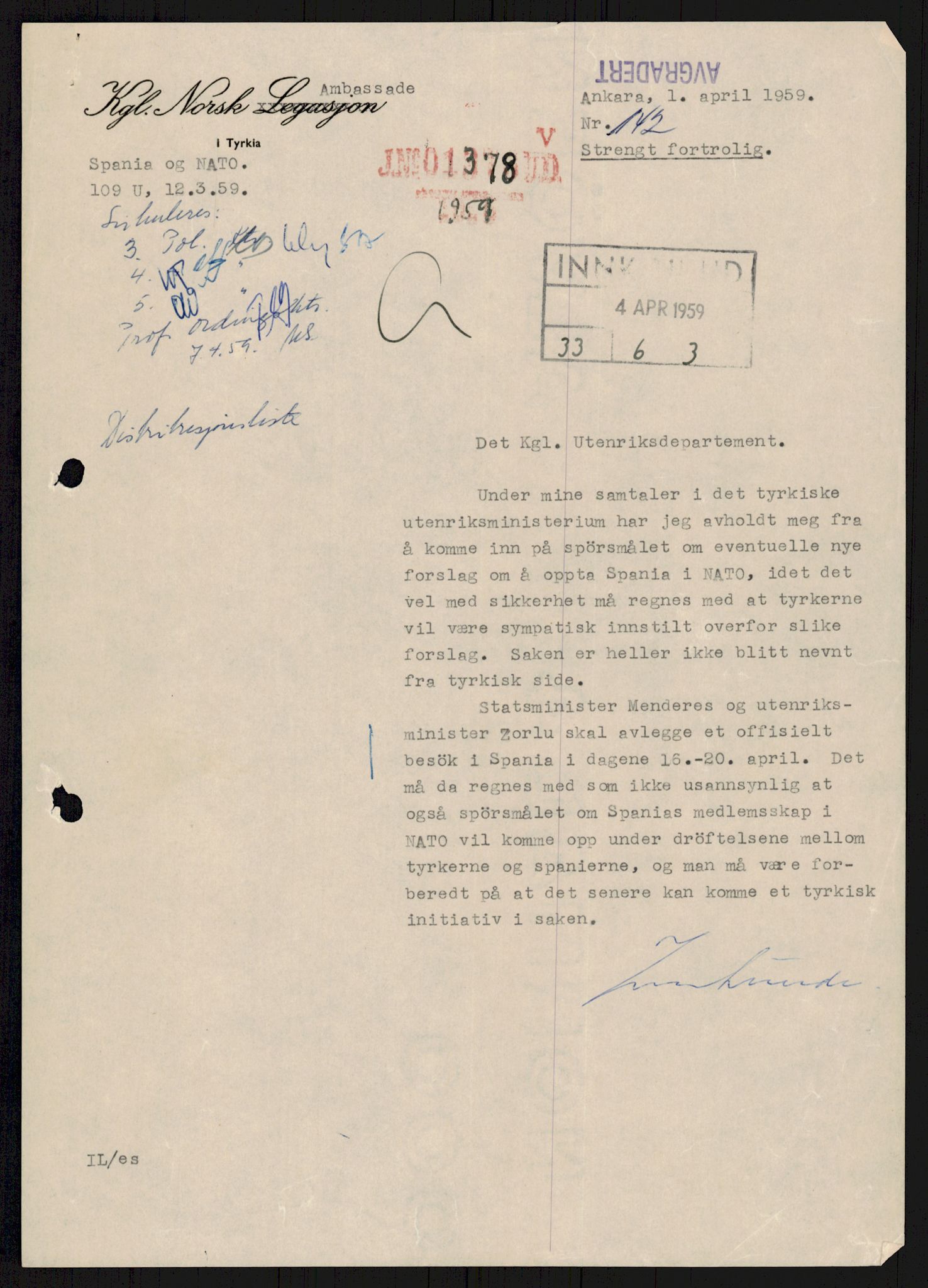 Utenriksdepartementet, RA/S-2259, 1951-1959, p. 370