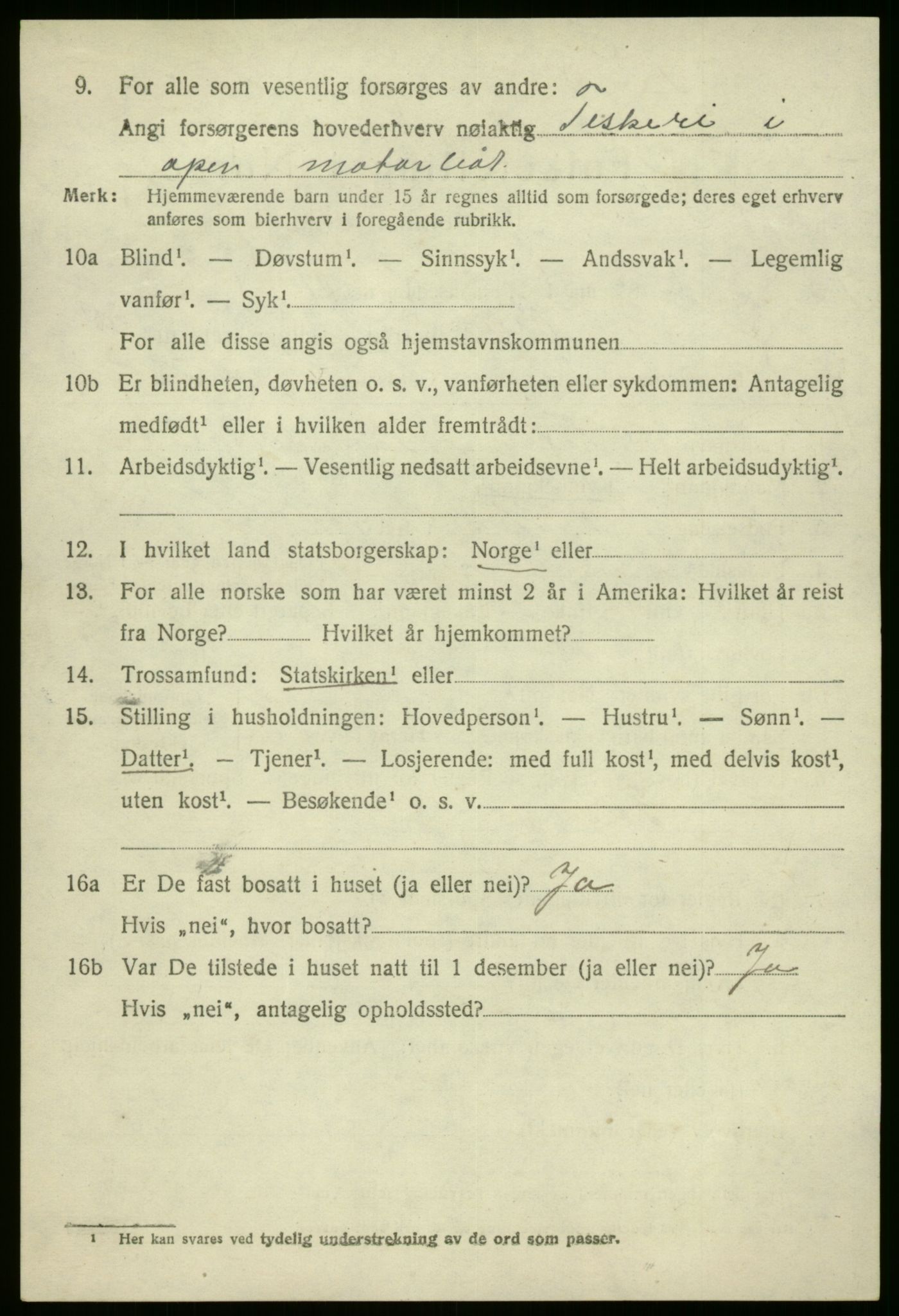 SAB, 1920 census for Kinn, 1920, p. 5104