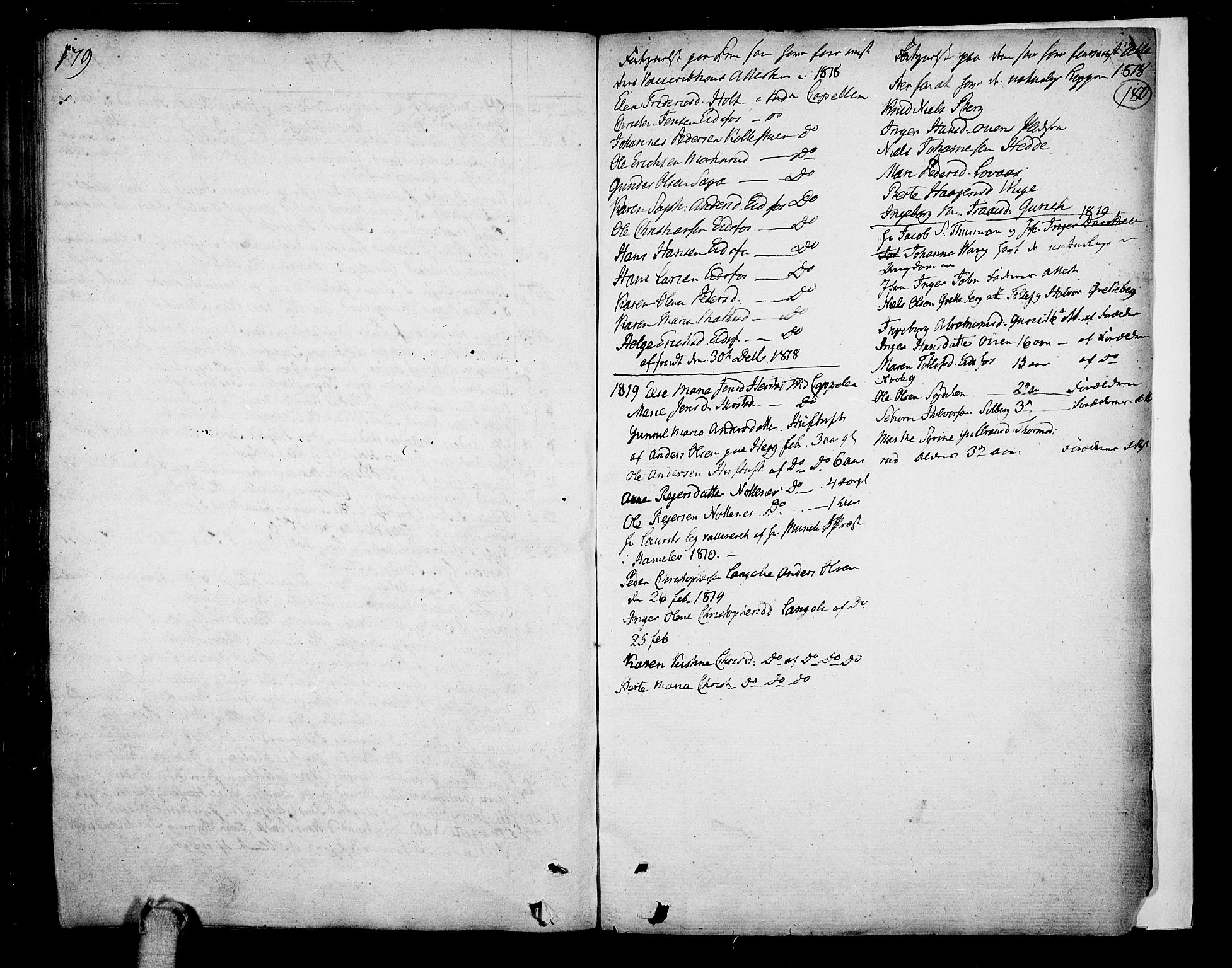 Hof kirkebøker, SAKO/A-64/F/Fa/L0003: Parish register (official) no. I 3, 1782-1814, p. 179-180