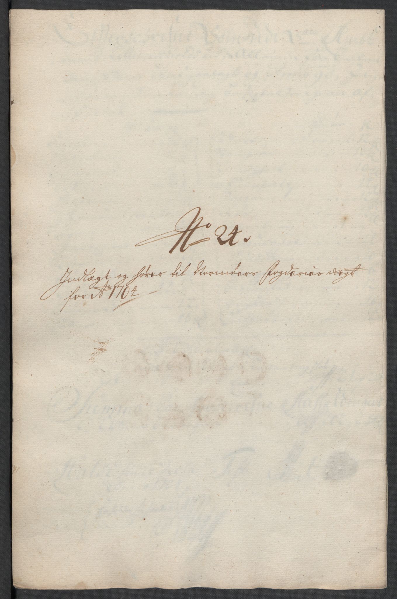 Rentekammeret inntil 1814, Reviderte regnskaper, Fogderegnskap, AV/RA-EA-4092/R56/L3740: Fogderegnskap Nordmøre, 1703-1704, p. 358