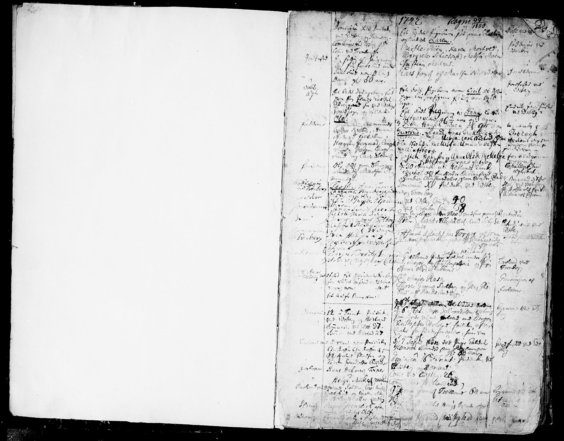 Eidsberg prestekontor Kirkebøker, SAO/A-10905/F/Fa/L0003: Parish register (official) no.  I 3, 1742-1758, p. 1
