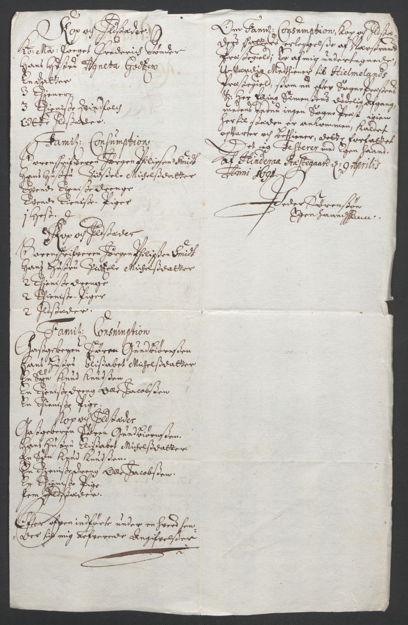 Rentekammeret inntil 1814, Reviderte regnskaper, Fogderegnskap, AV/RA-EA-4092/R47/L2856: Fogderegnskap Ryfylke, 1689-1693, p. 345