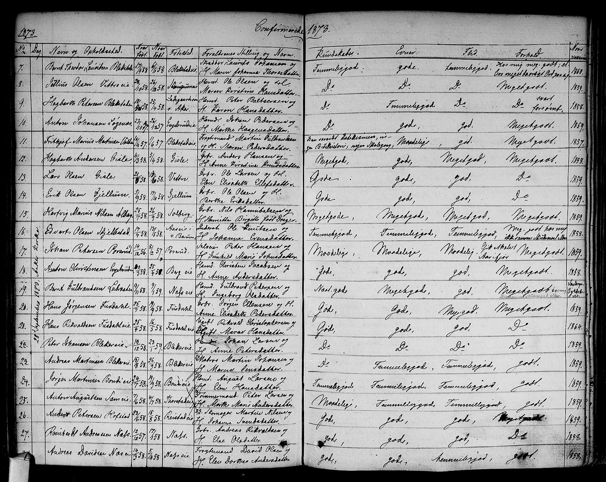 Asker prestekontor Kirkebøker, SAO/A-10256a/F/Fa/L0009: Parish register (official) no. I 9, 1825-1878, p. 296