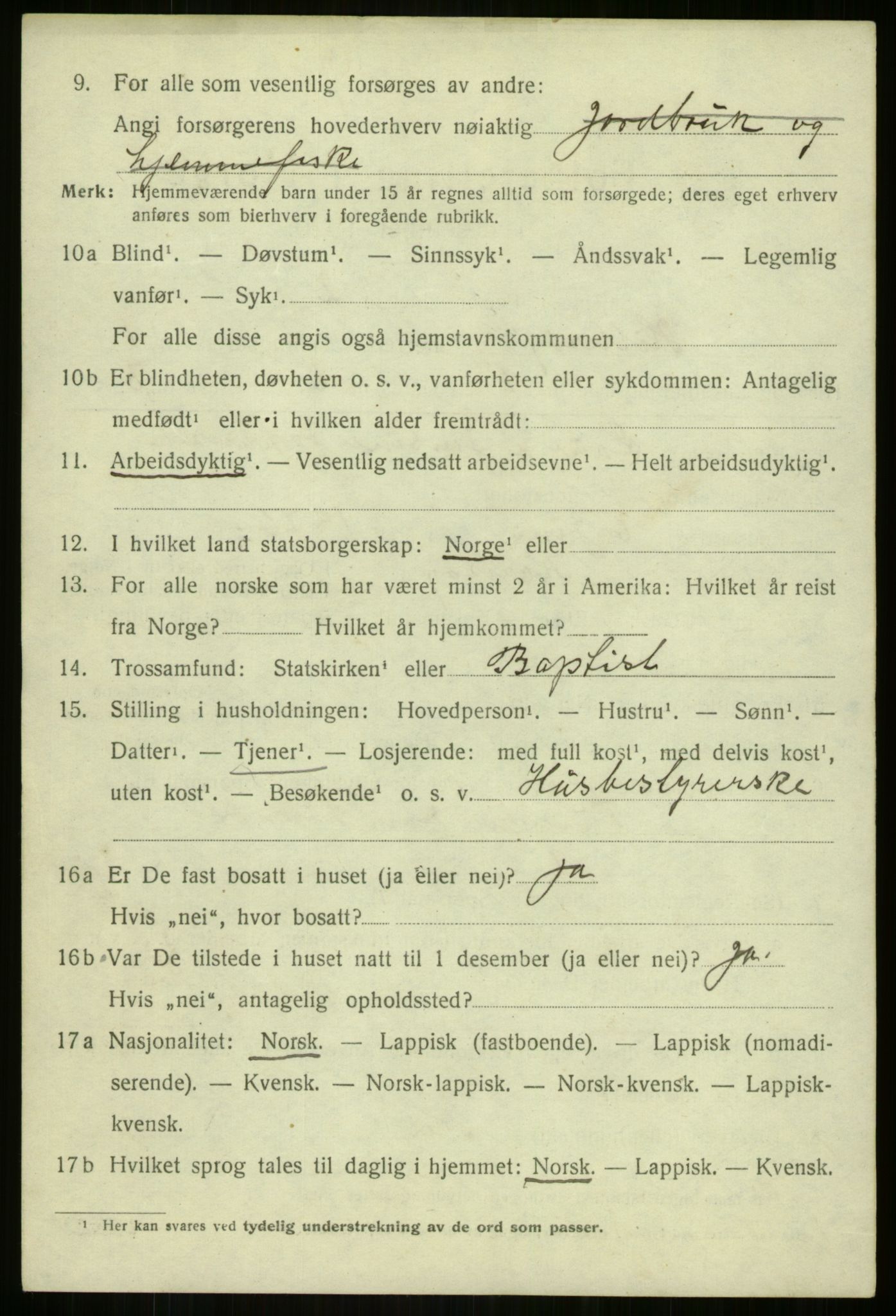 SATØ, 1920 census for Hillesøy, 1920, p. 702