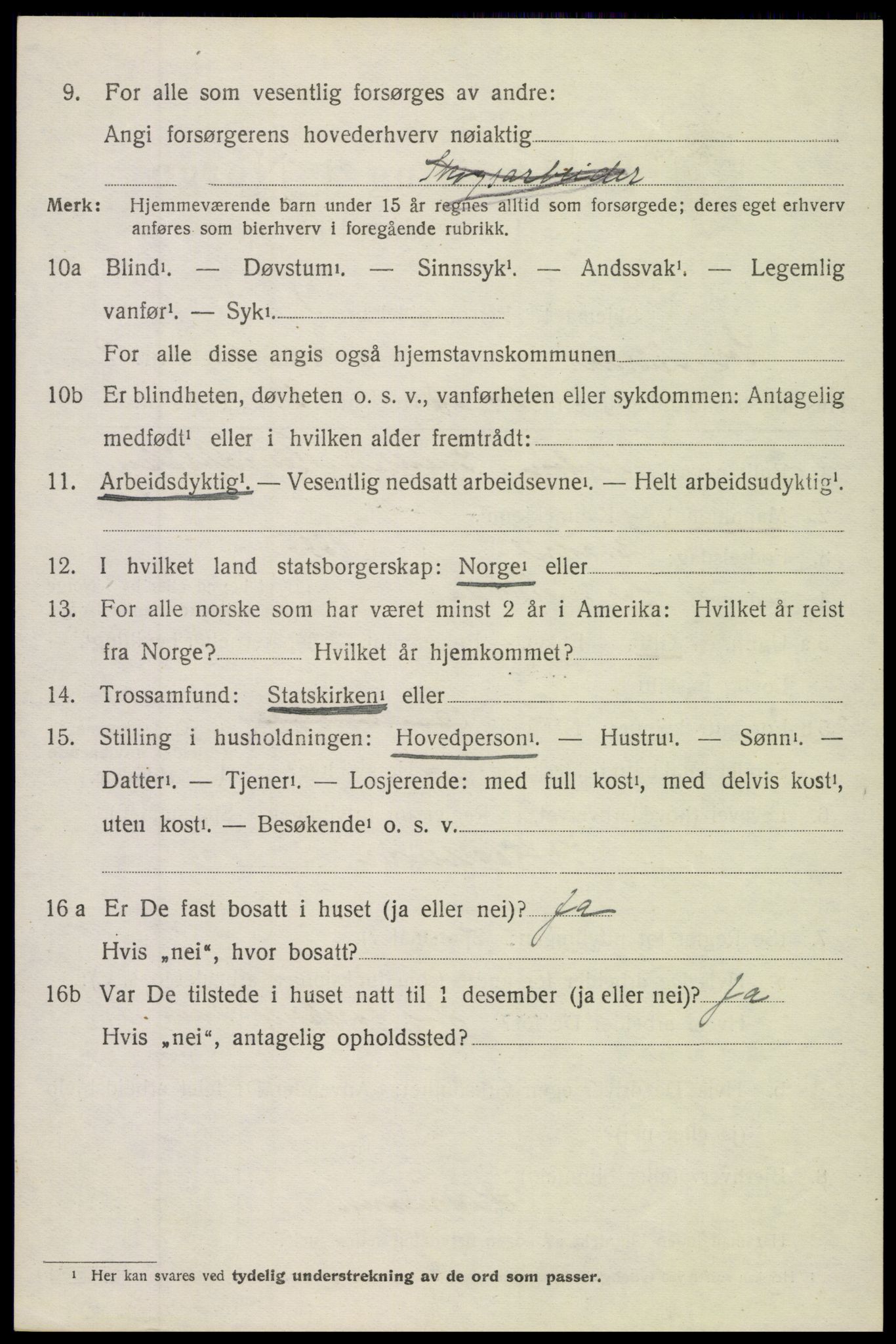 SAH, 1920 census for Sør-Aurdal, 1920, p. 5712