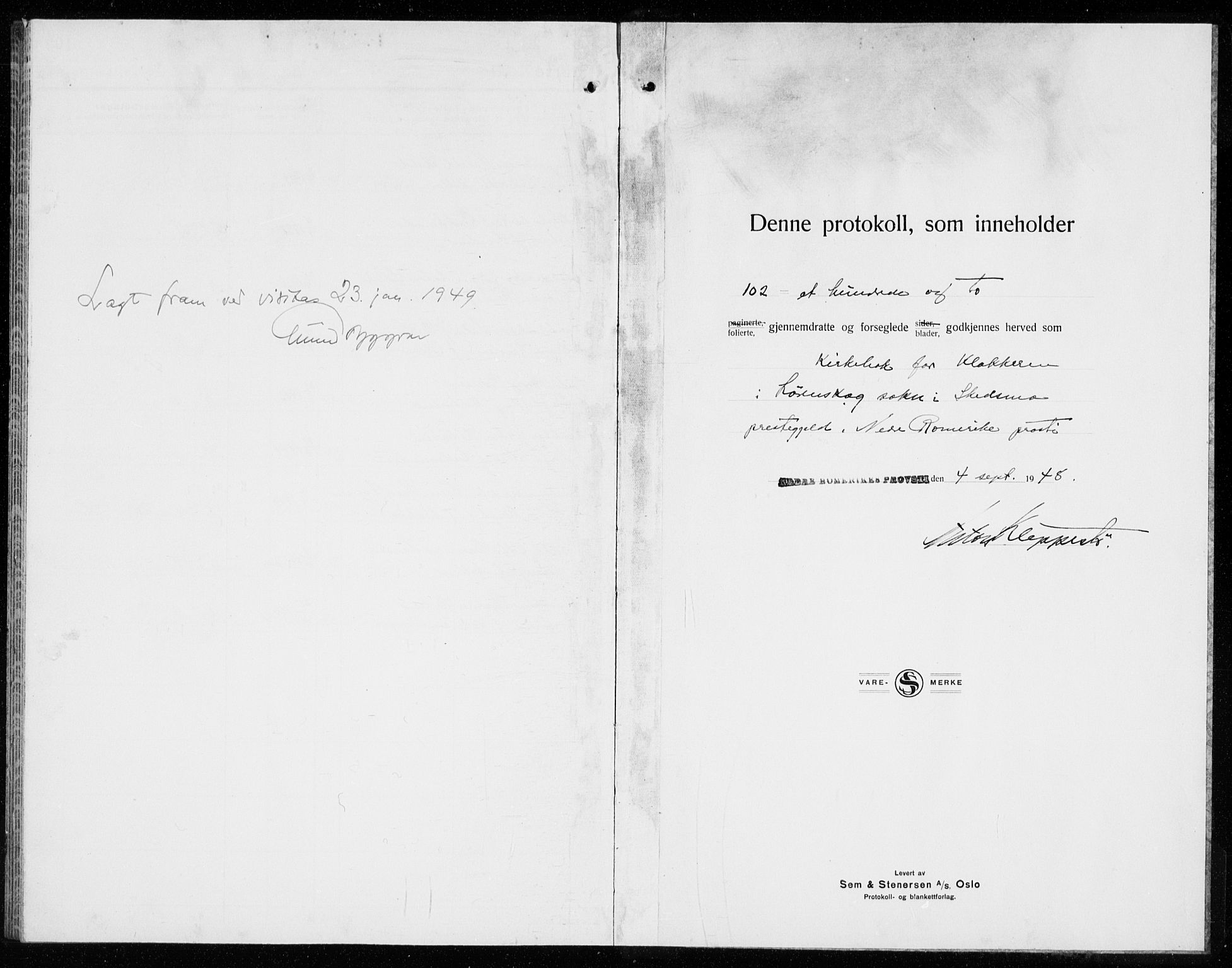 Skedsmo prestekontor Kirkebøker, SAO/A-10033a/G/Gb/L0005: Parish register (copy) no. II 5, 1932-1944