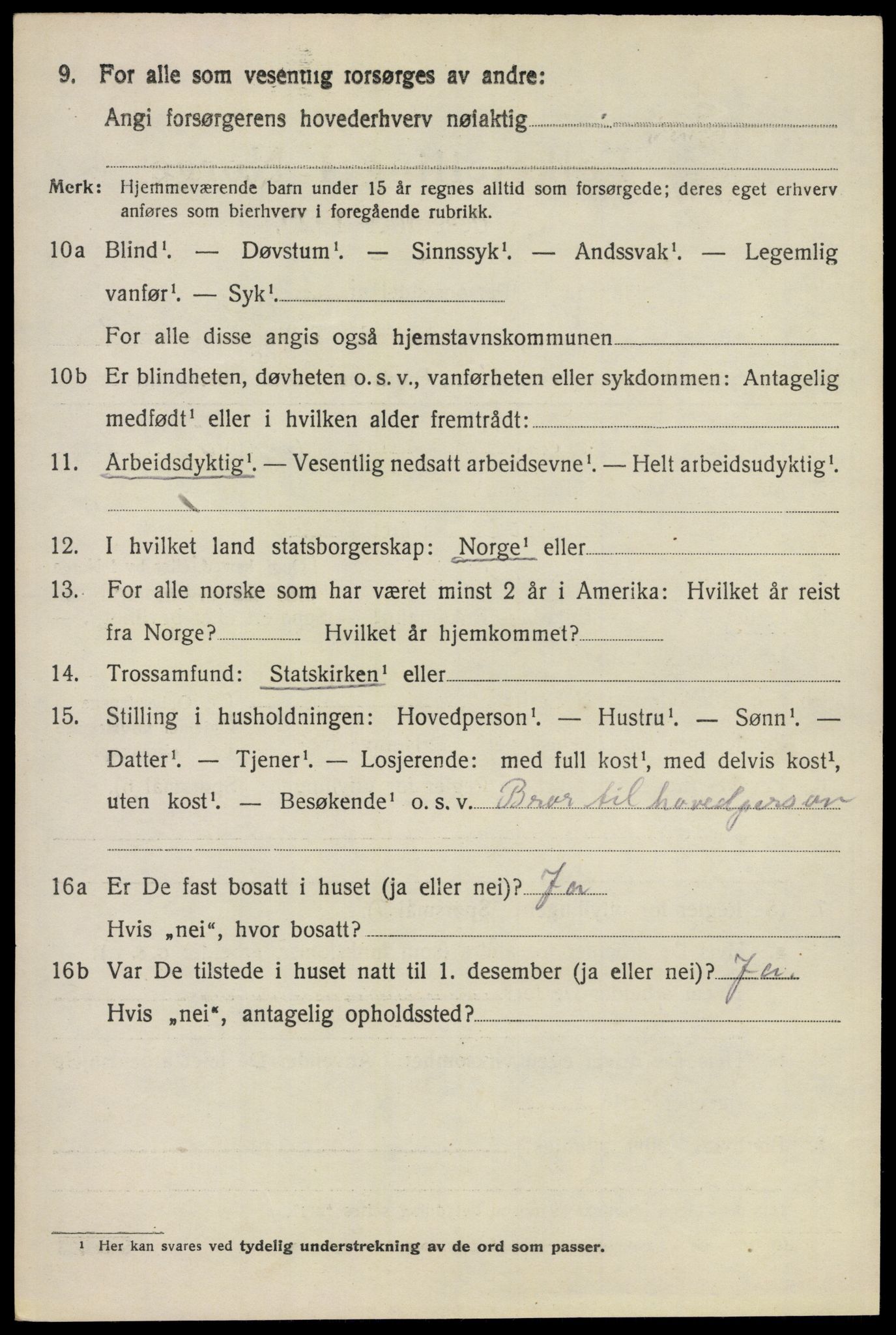 SAO, 1920 census for Lørenskog, 1920, p. 6309