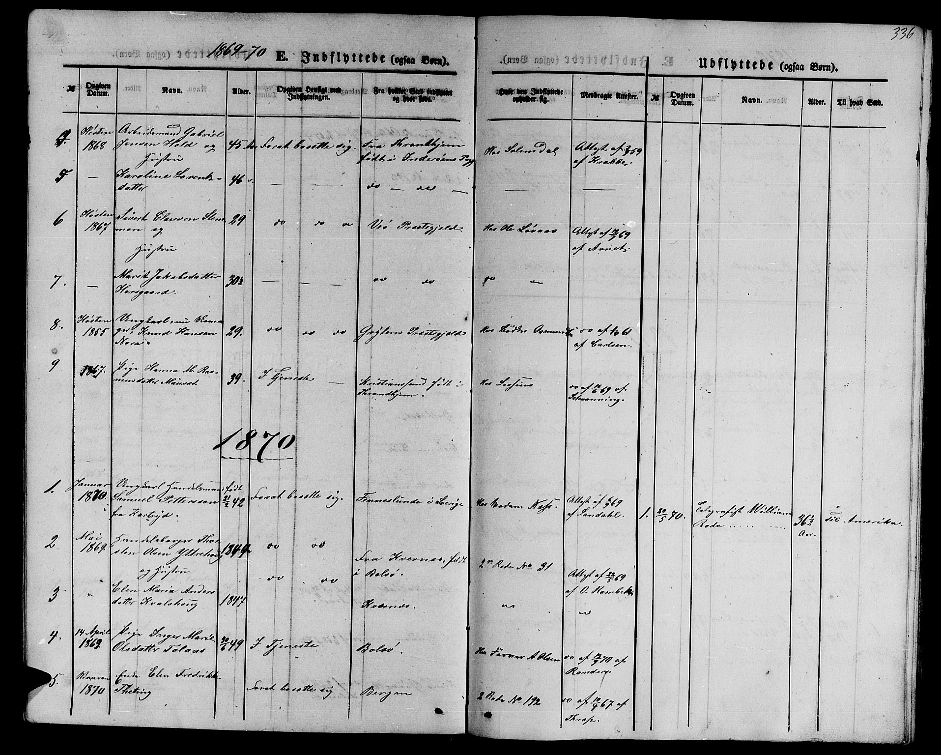 Ministerialprotokoller, klokkerbøker og fødselsregistre - Møre og Romsdal, AV/SAT-A-1454/558/L0701: Parish register (copy) no. 558C02, 1862-1879, p. 336