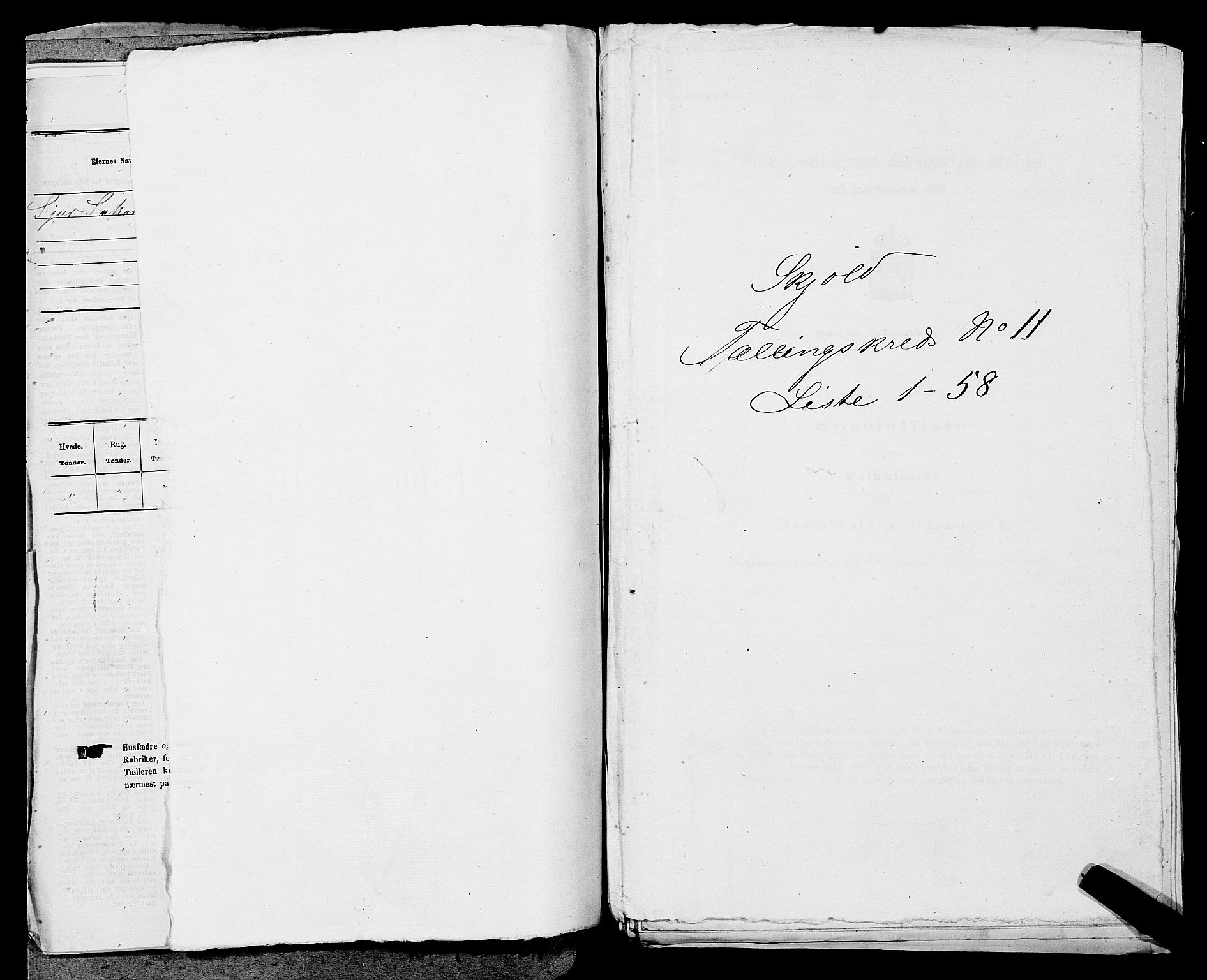 SAST, 1875 census for 1154P Skjold, 1875, p. 1103
