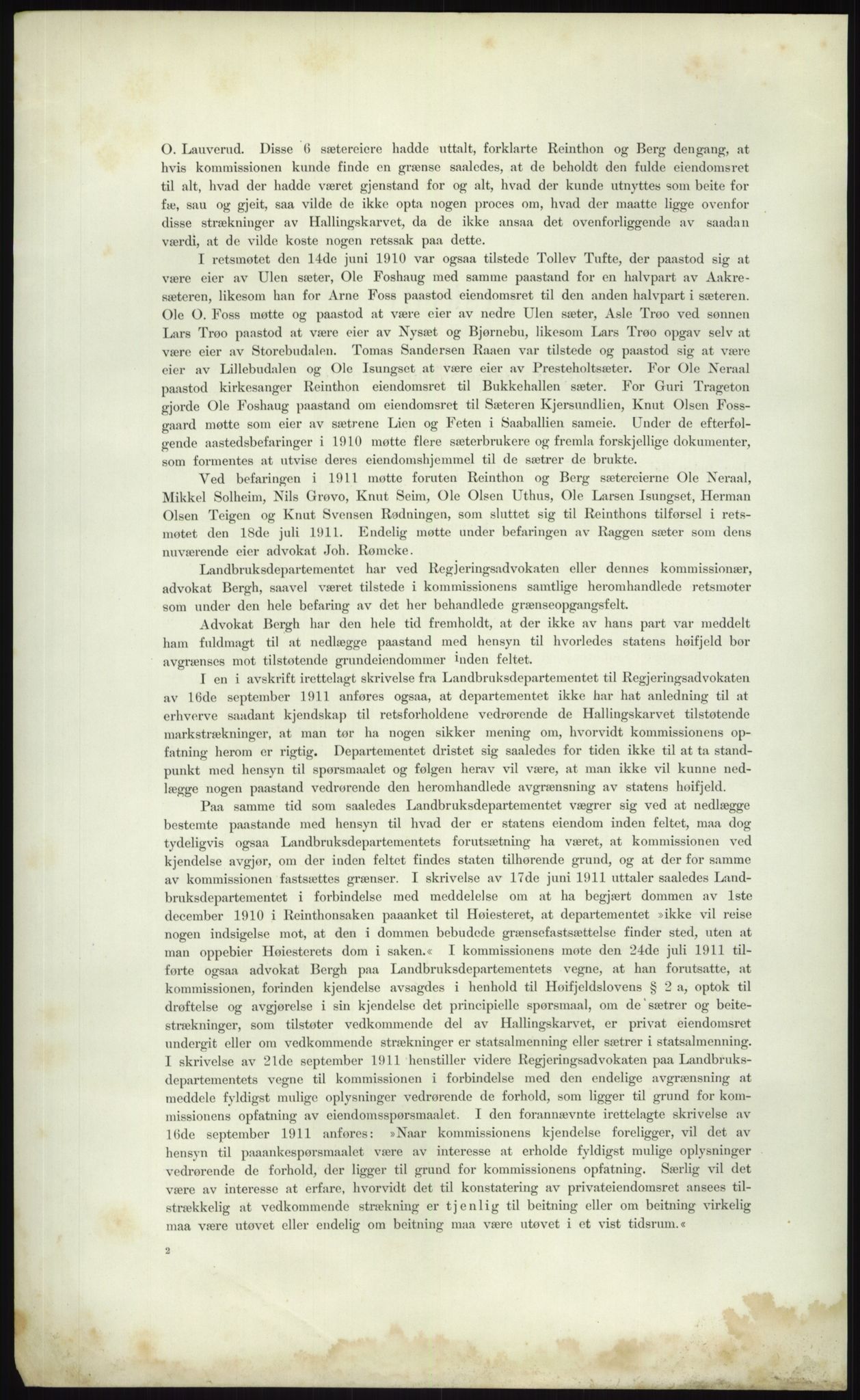 Høyfjellskommisjonen, RA/S-1546/X/Xa/L0001: Nr. 1-33, 1909-1953, p. 950