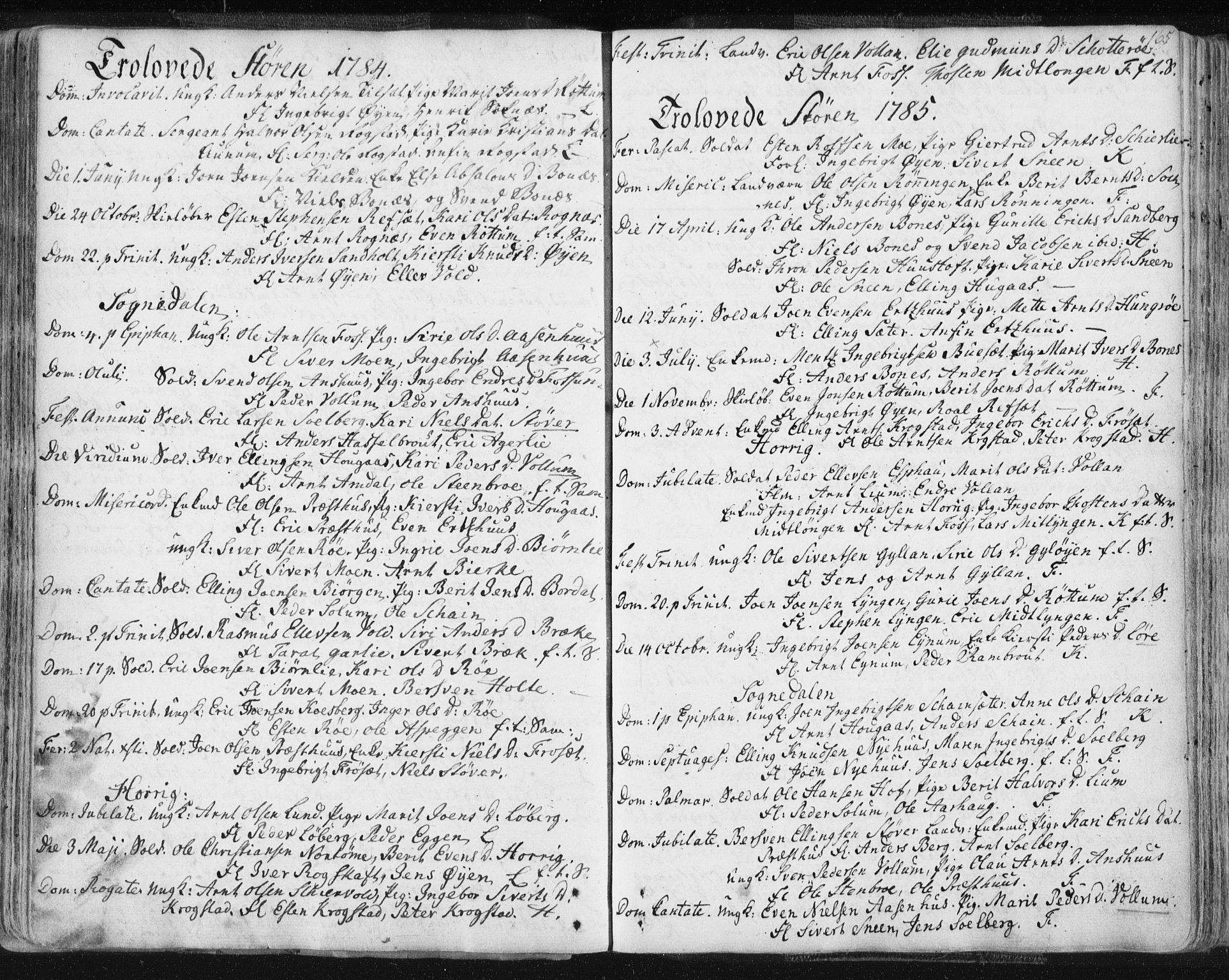 Ministerialprotokoller, klokkerbøker og fødselsregistre - Sør-Trøndelag, SAT/A-1456/687/L0991: Parish register (official) no. 687A02, 1747-1790, p. 165