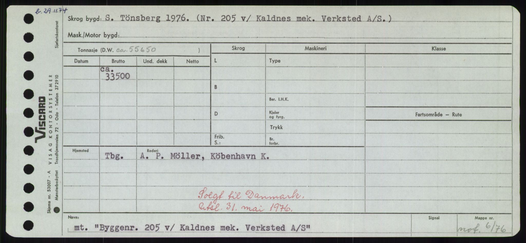 Sjøfartsdirektoratet med forløpere, Skipsmålingen, RA/S-1627/H/Hd/L0006: Fartøy, Byg-Båt, p. 391