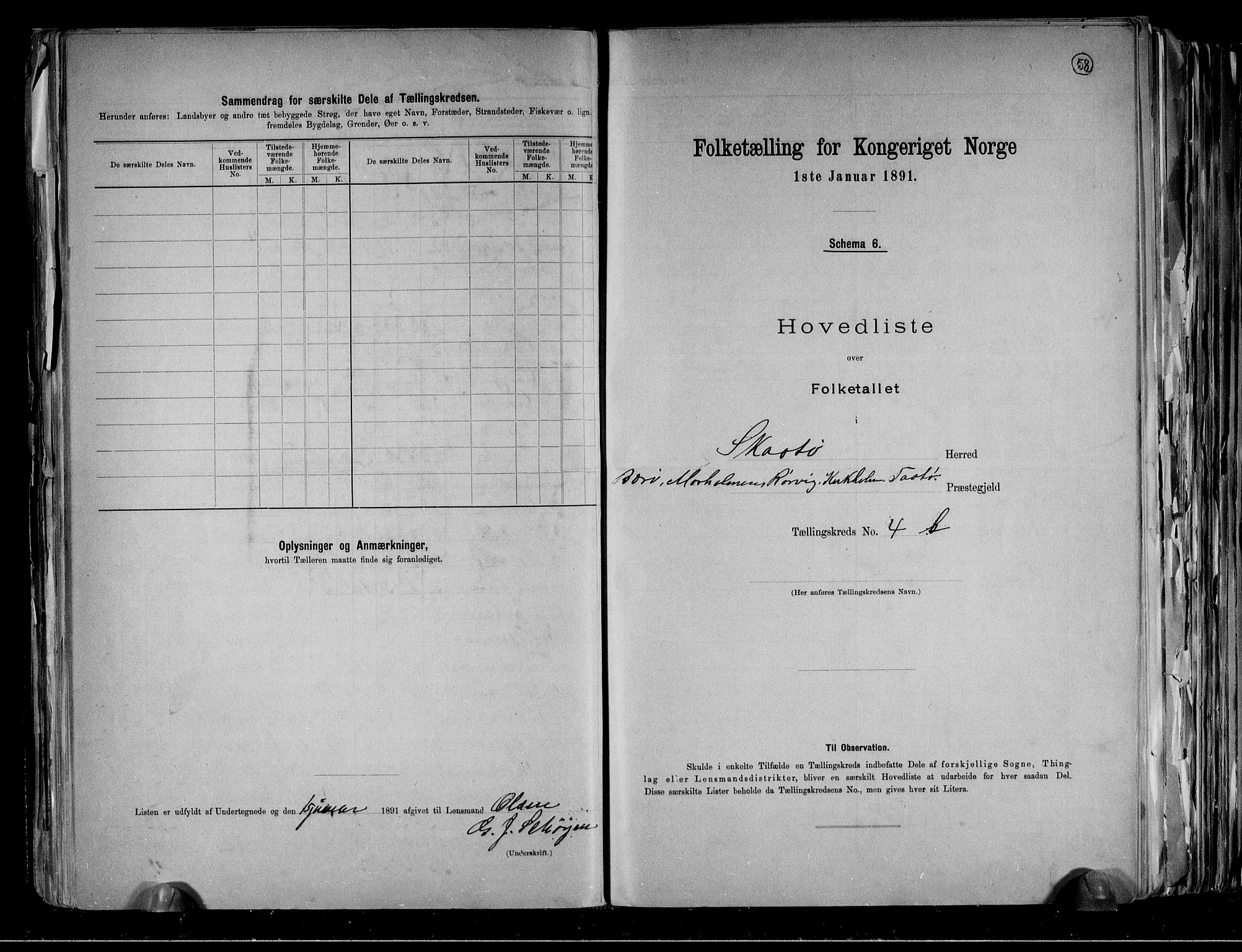 RA, 1891 census for 0815 Skåtøy, 1891, p. 12