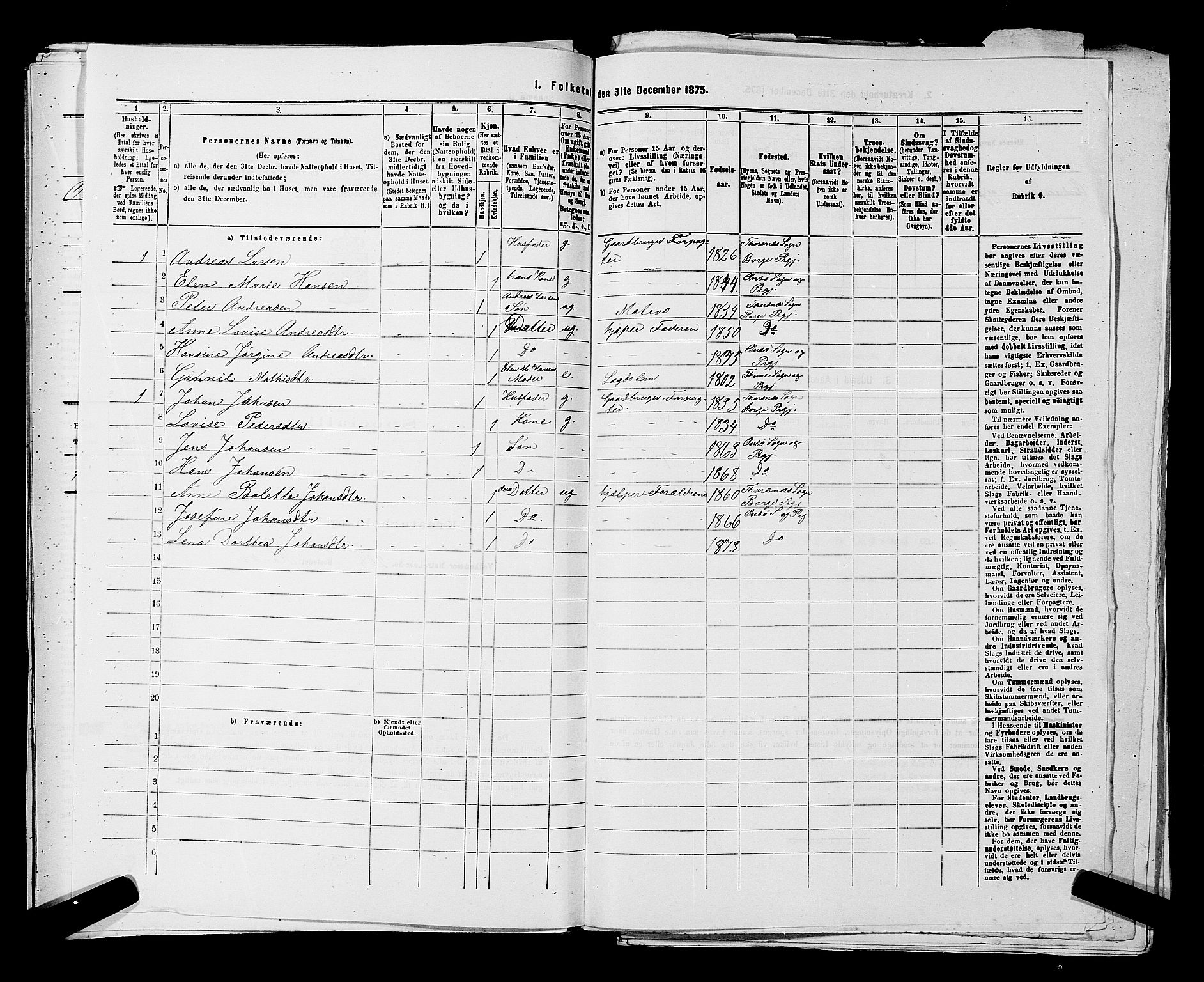 RA, 1875 census for 0134P Onsøy, 1875, p. 1204