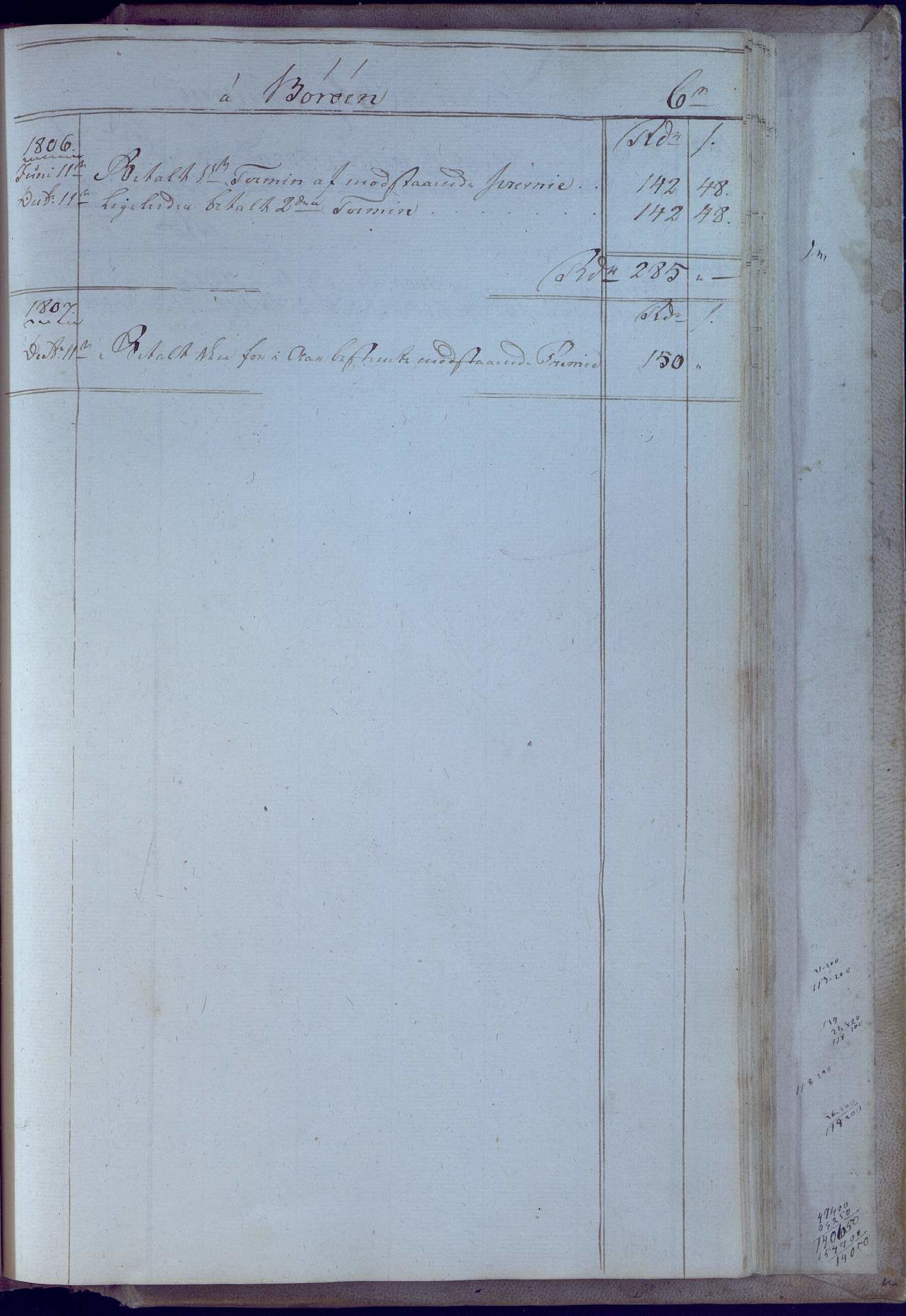 Oxefjordens indbyrdes Assuranceselskab, AAKS/PA-1060a/A/A01/L0001: Forhandlingsprotokoll med regnskap, 1806-1819, p. 21