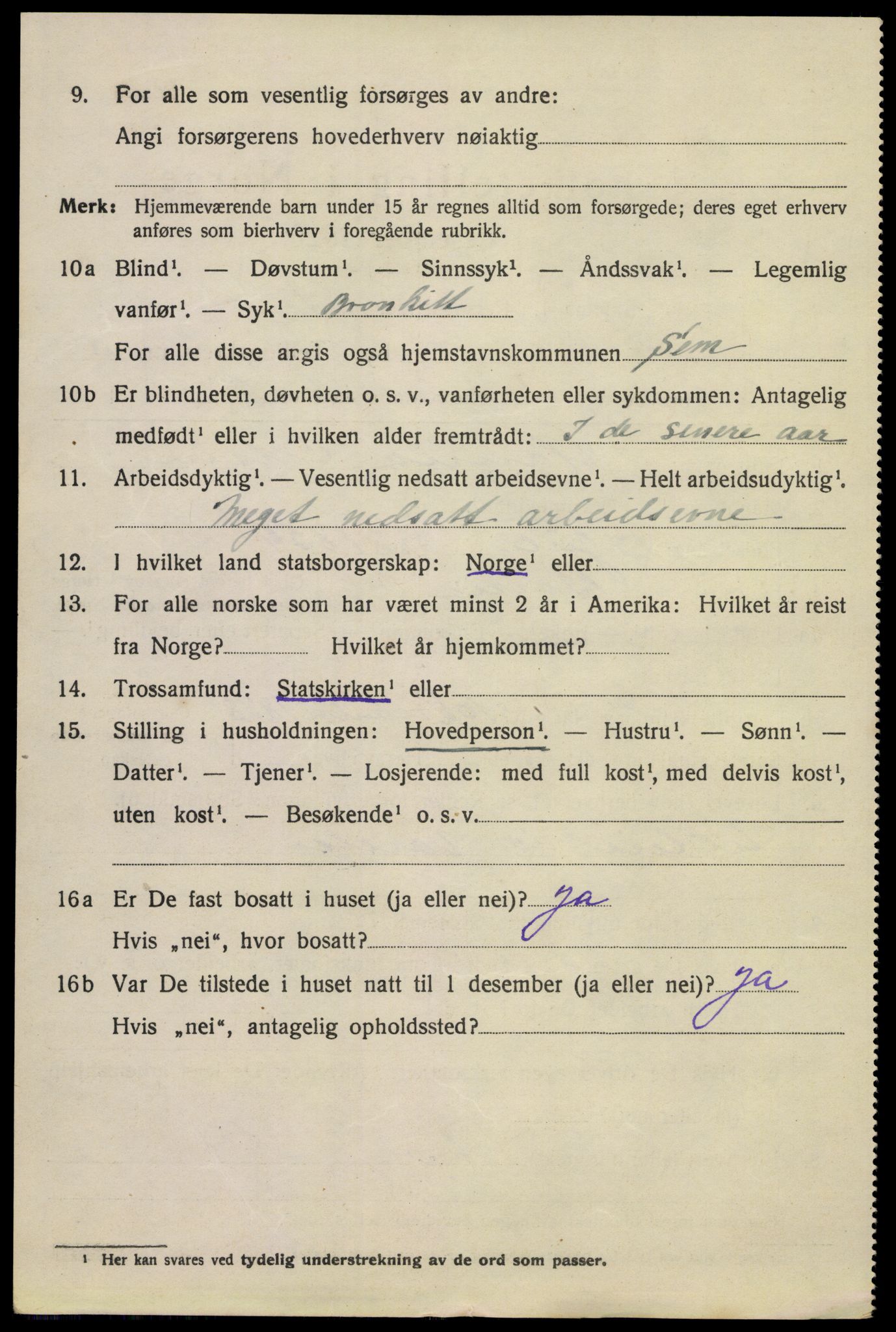 SAKO, 1920 census for Tønsberg, 1920, p. 9862