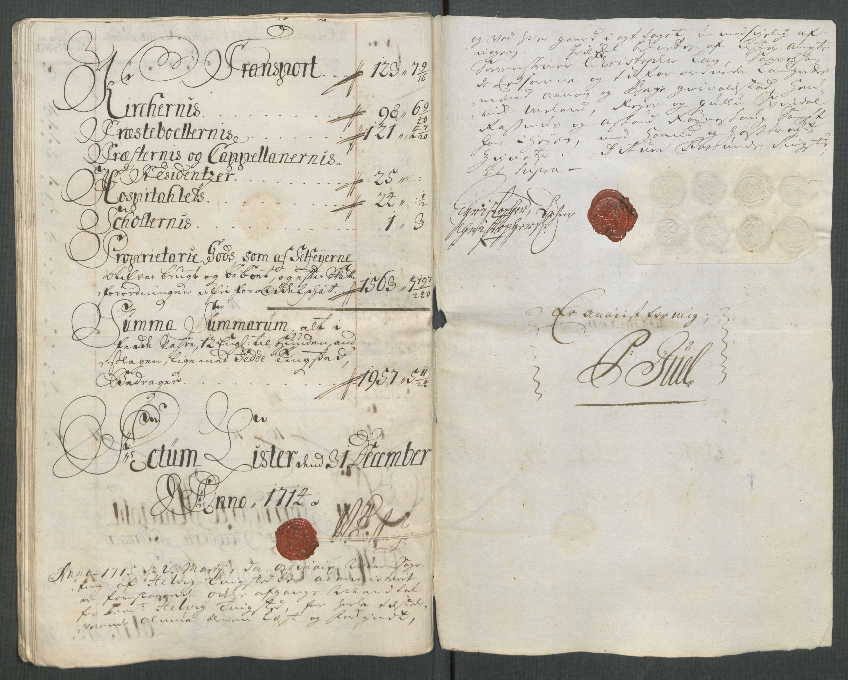 Rentekammeret inntil 1814, Reviderte regnskaper, Fogderegnskap, RA/EA-4092/R43/L2558: Fogderegnskap Lista og Mandal, 1714, p. 191