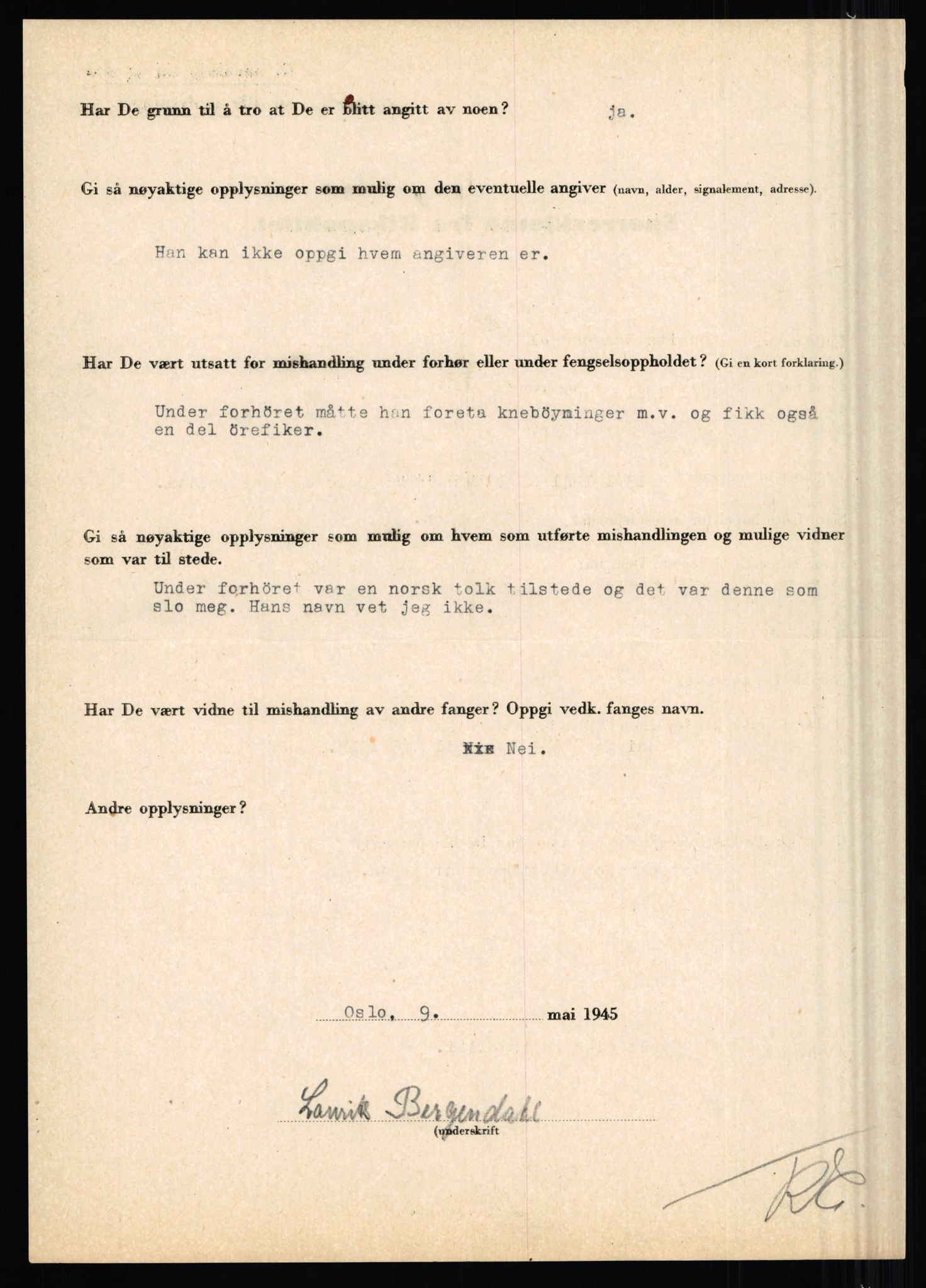 Rikspolitisjefen, AV/RA-S-1560/L/L0002: Berg, Alf - Bråthen, Thorleif, 1940-1945, p. 176