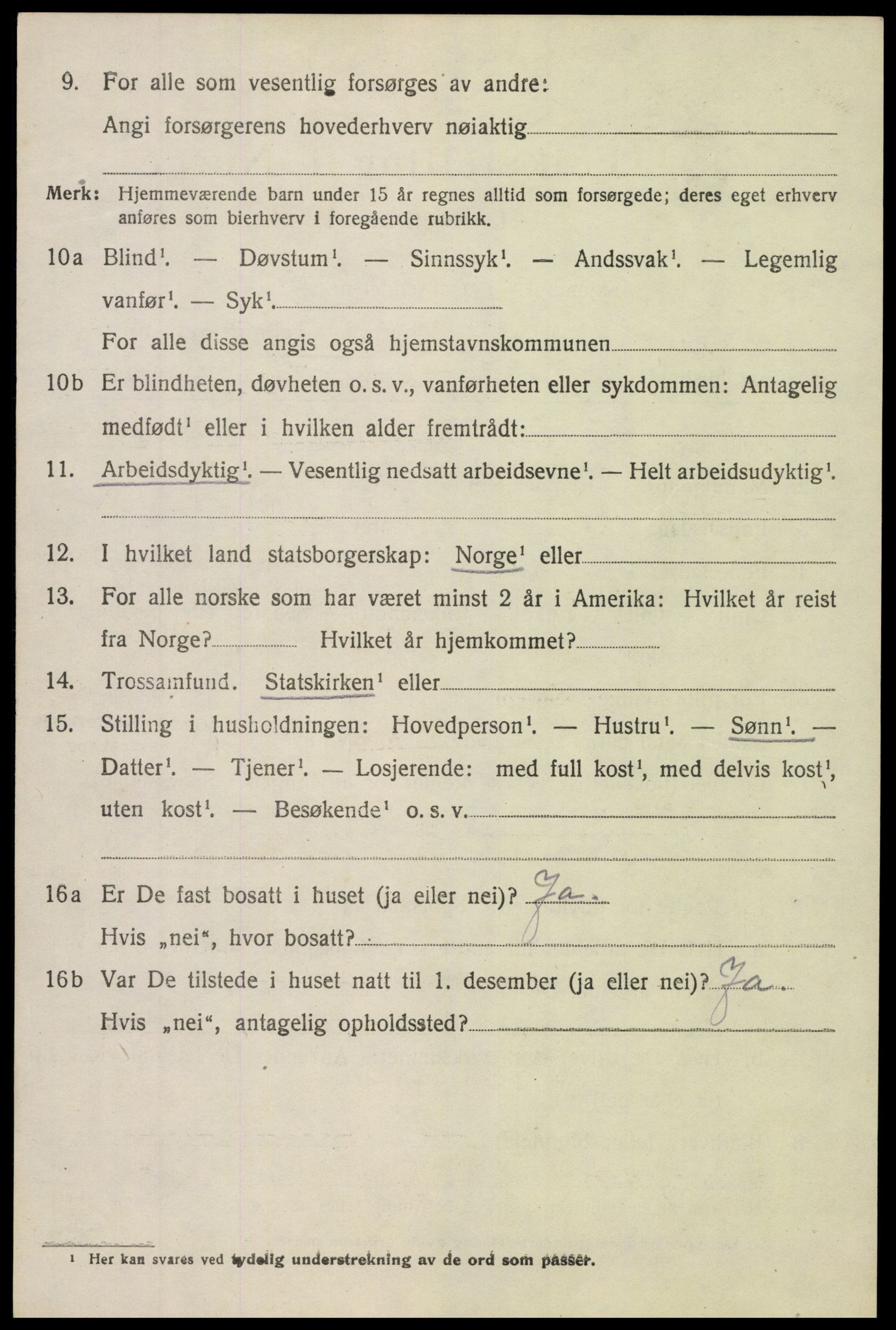 SAH, 1920 census for Torpa, 1920, p. 1672