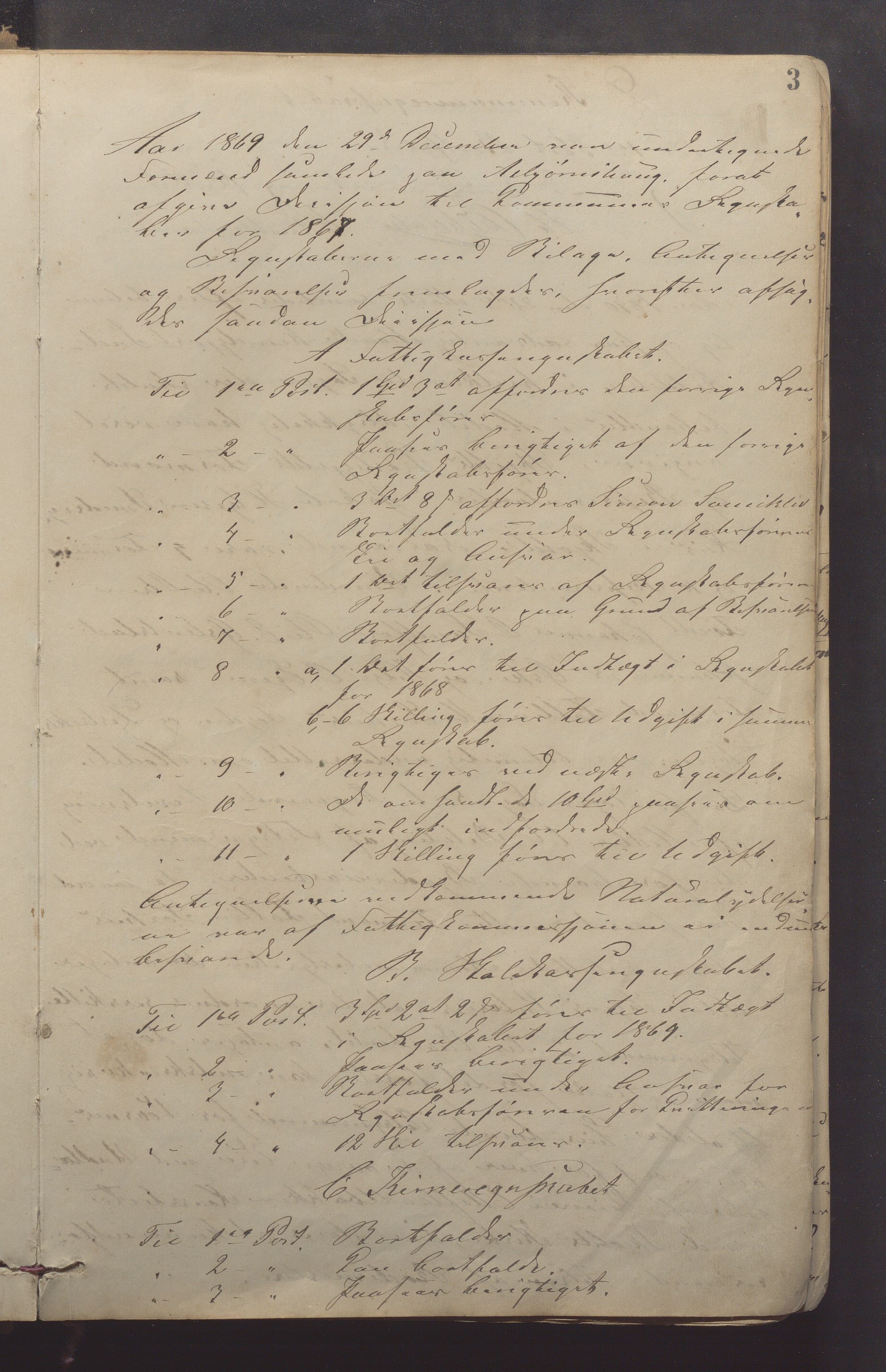 Skjold kommune - Formannskapet, IKAR/K-100775/Aa/L0001: Møtebok, 1869-1889, p. 3a