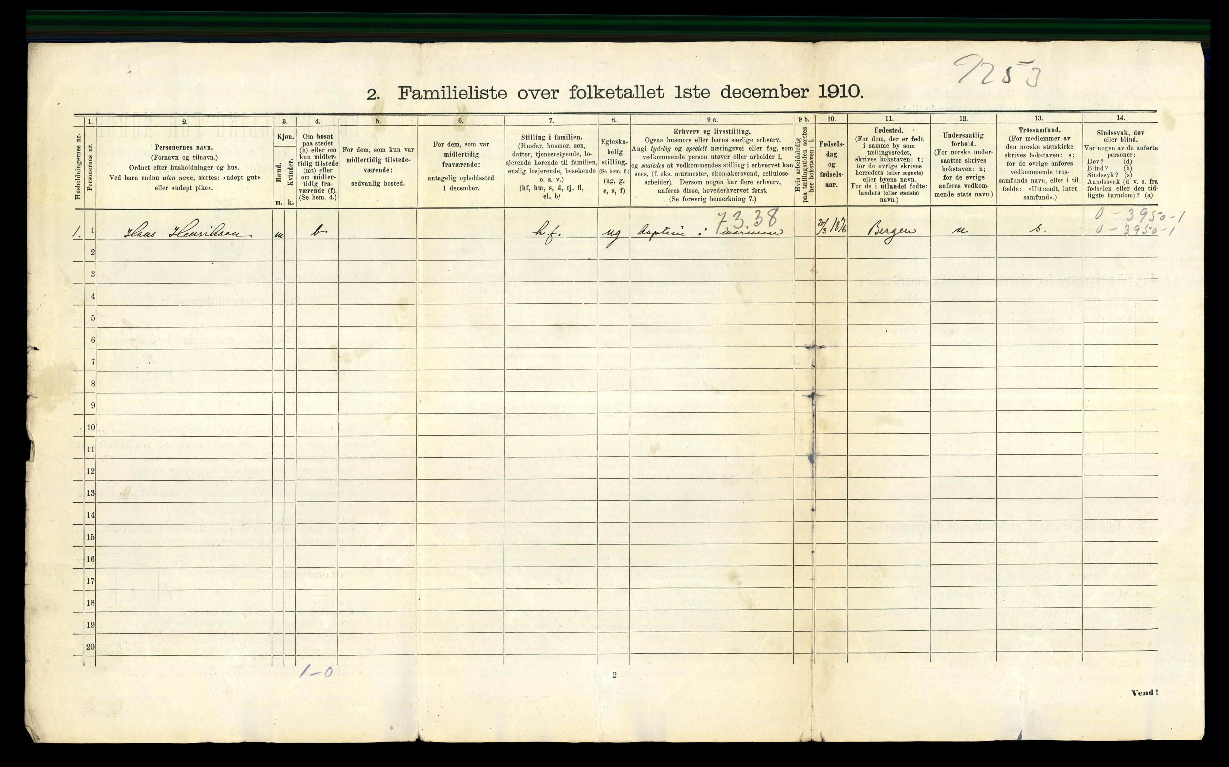 RA, 1910 census for Horten, 1910, p. 1241