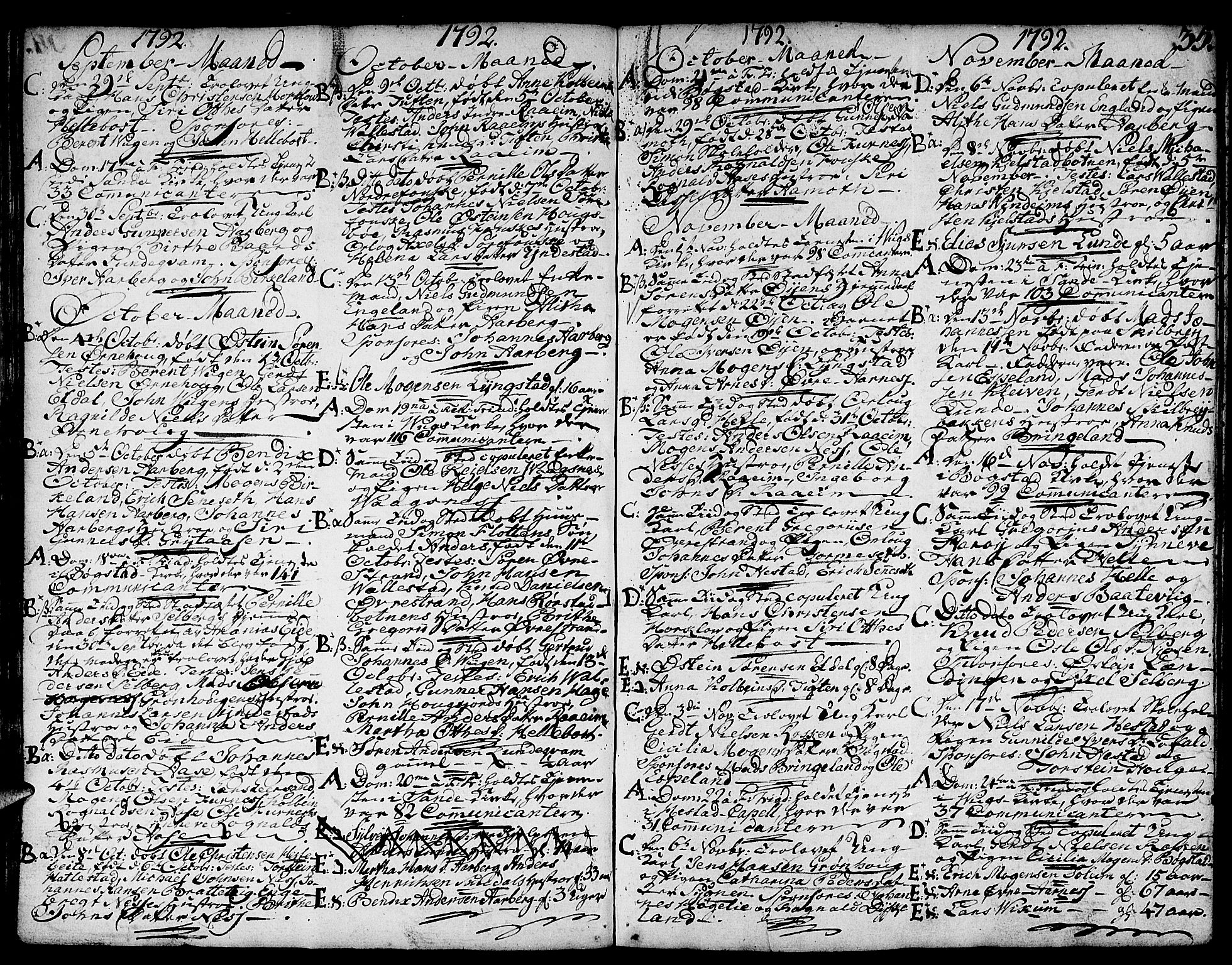 Gaular sokneprestembete, SAB/A-80001/H/Haa: Parish register (official) no. A 2, 1785-1821, p. 35