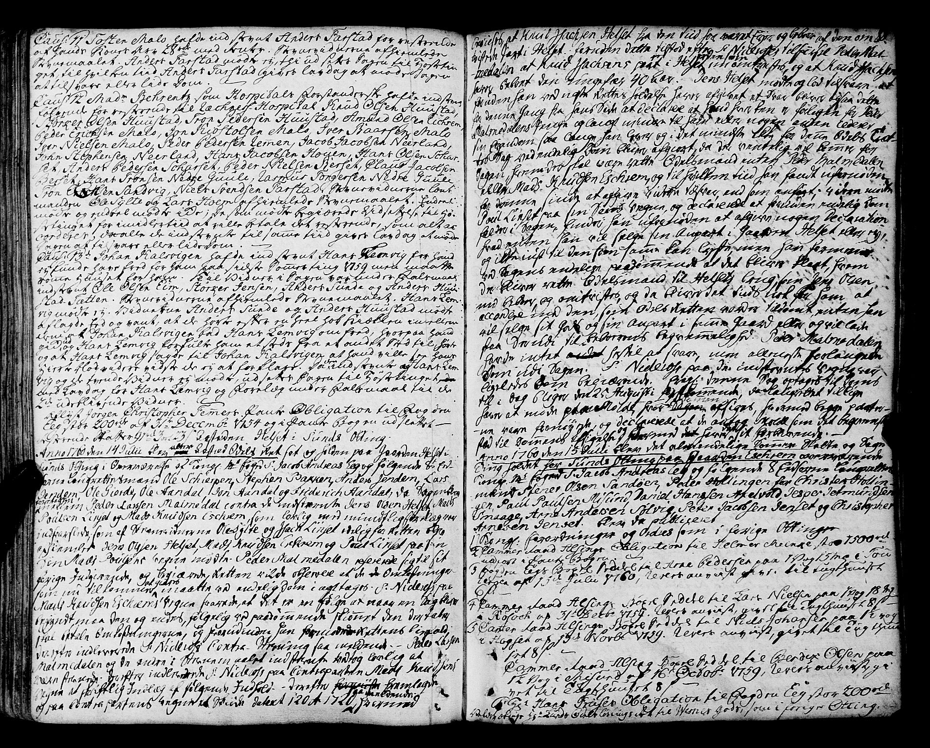 Romsdal sorenskriveri, SAT/A-4149/1/1/1A/L0014: Tingbok, 1757-1765, p. 88