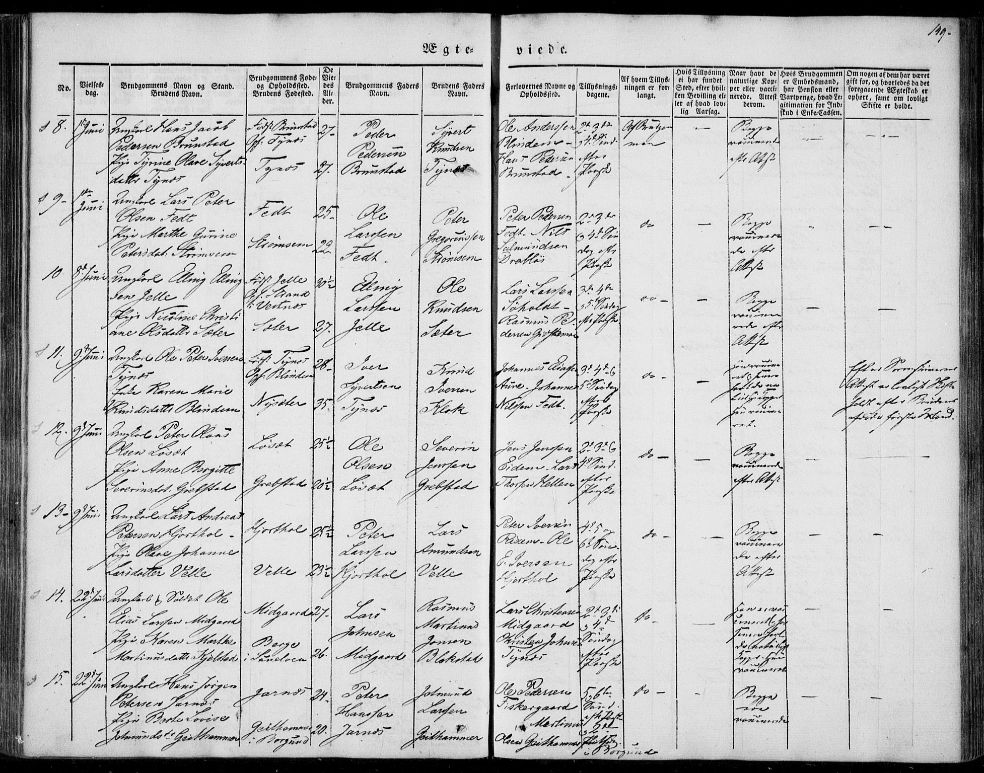 Ministerialprotokoller, klokkerbøker og fødselsregistre - Møre og Romsdal, AV/SAT-A-1454/522/L0312: Parish register (official) no. 522A07, 1843-1851, p. 149