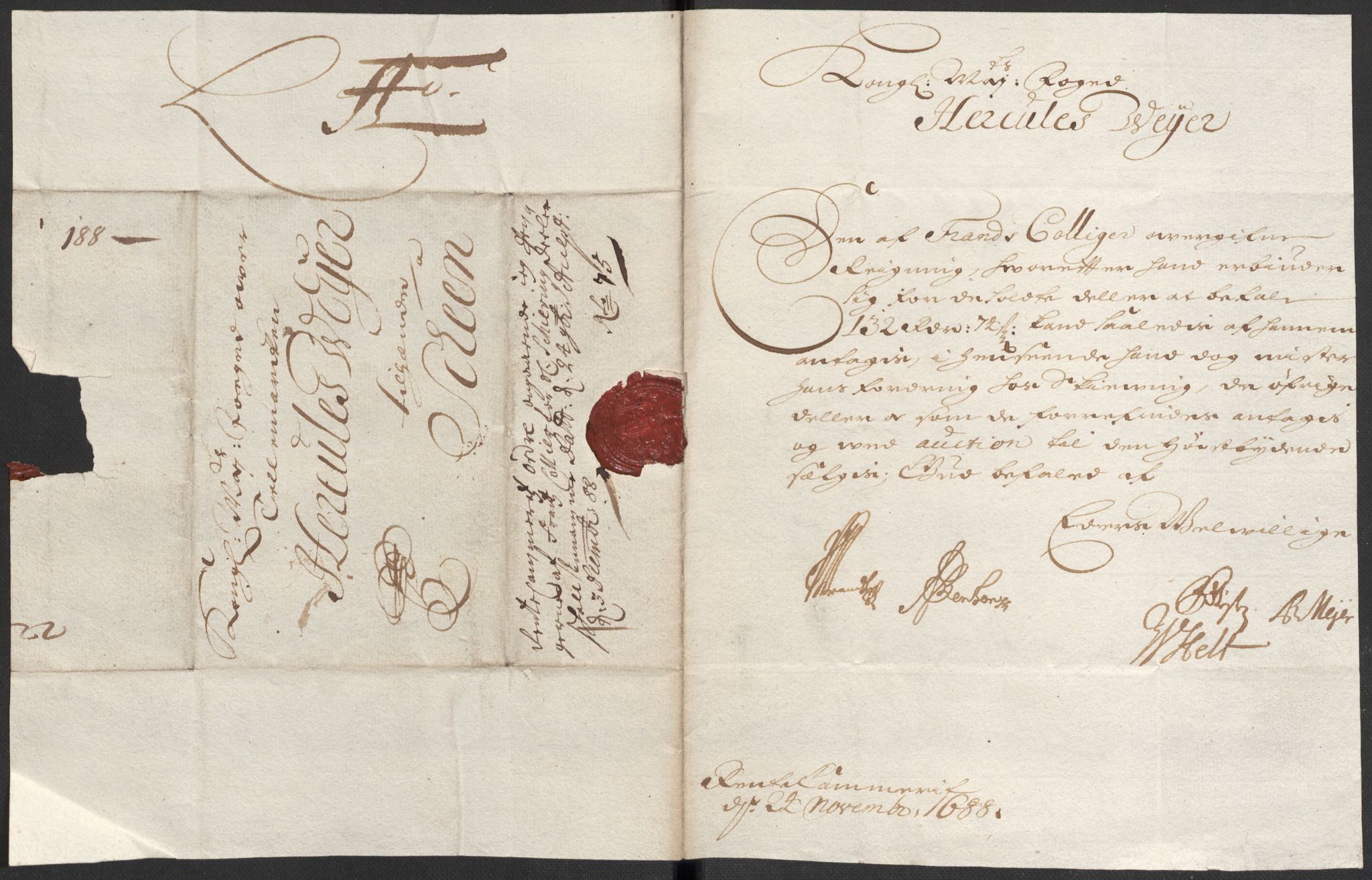 Rentekammeret inntil 1814, Reviderte regnskaper, Fogderegnskap, AV/RA-EA-4092/R35/L2087: Fogderegnskap Øvre og Nedre Telemark, 1687-1689, p. 409