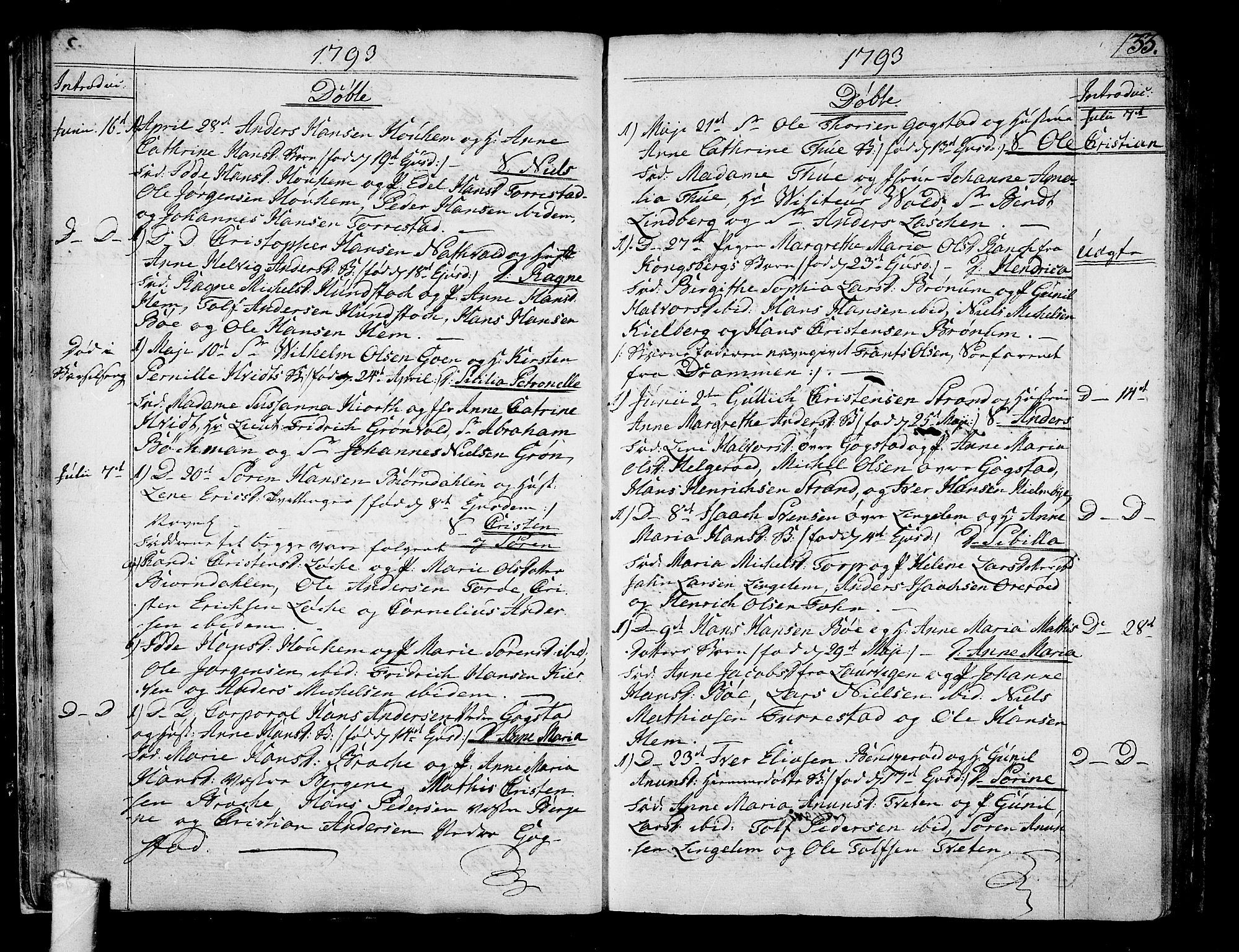 Sandar kirkebøker, SAKO/A-243/F/Fa/L0003: Parish register (official) no. 3, 1789-1814, p. 33
