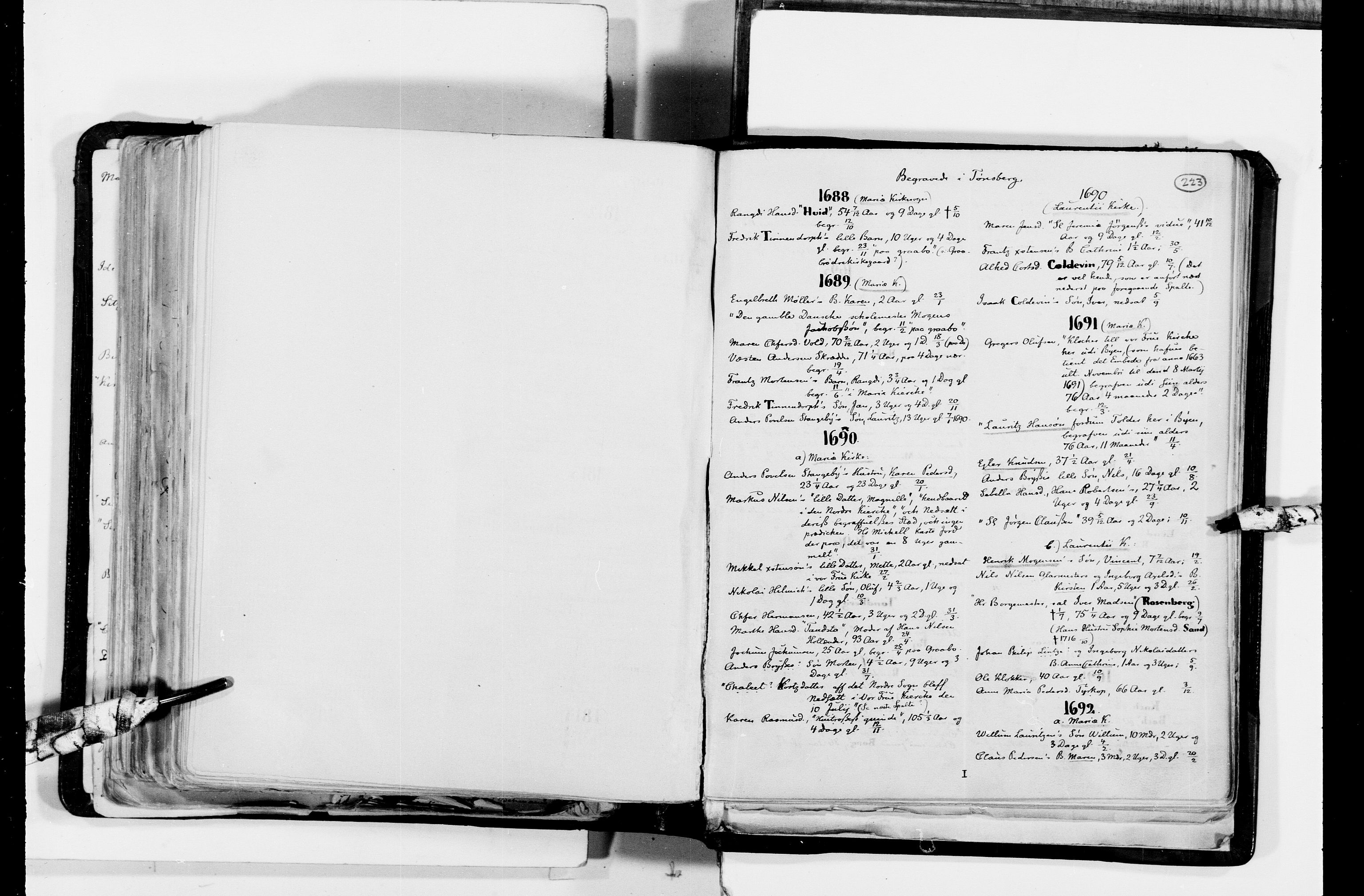 Lassens samlinger, AV/RA-PA-0051/F/Fc/L0077: Utdrag av kirkebøker III - Kristiania stift: Aker prosti, Asker prosti, Ringerike prosti, Hallingdal prosti, Kongsberg prosti og Jarlsberg prosti, 1660-1861, p. 258