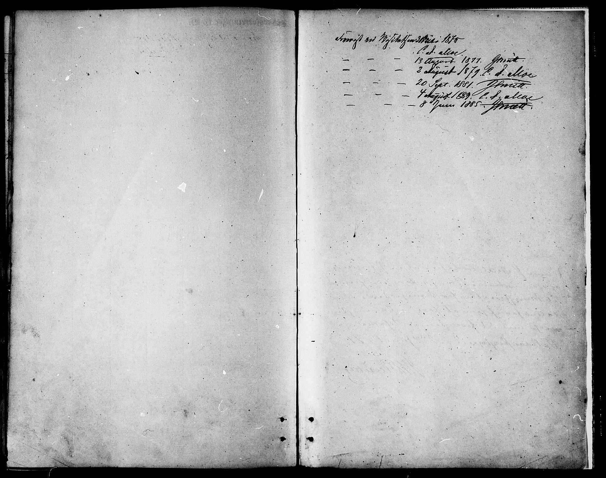 Ministerialprotokoller, klokkerbøker og fødselsregistre - Nordland, SAT/A-1459/810/L0148: Parish register (official) no. 810A09 /1, 1874-1884