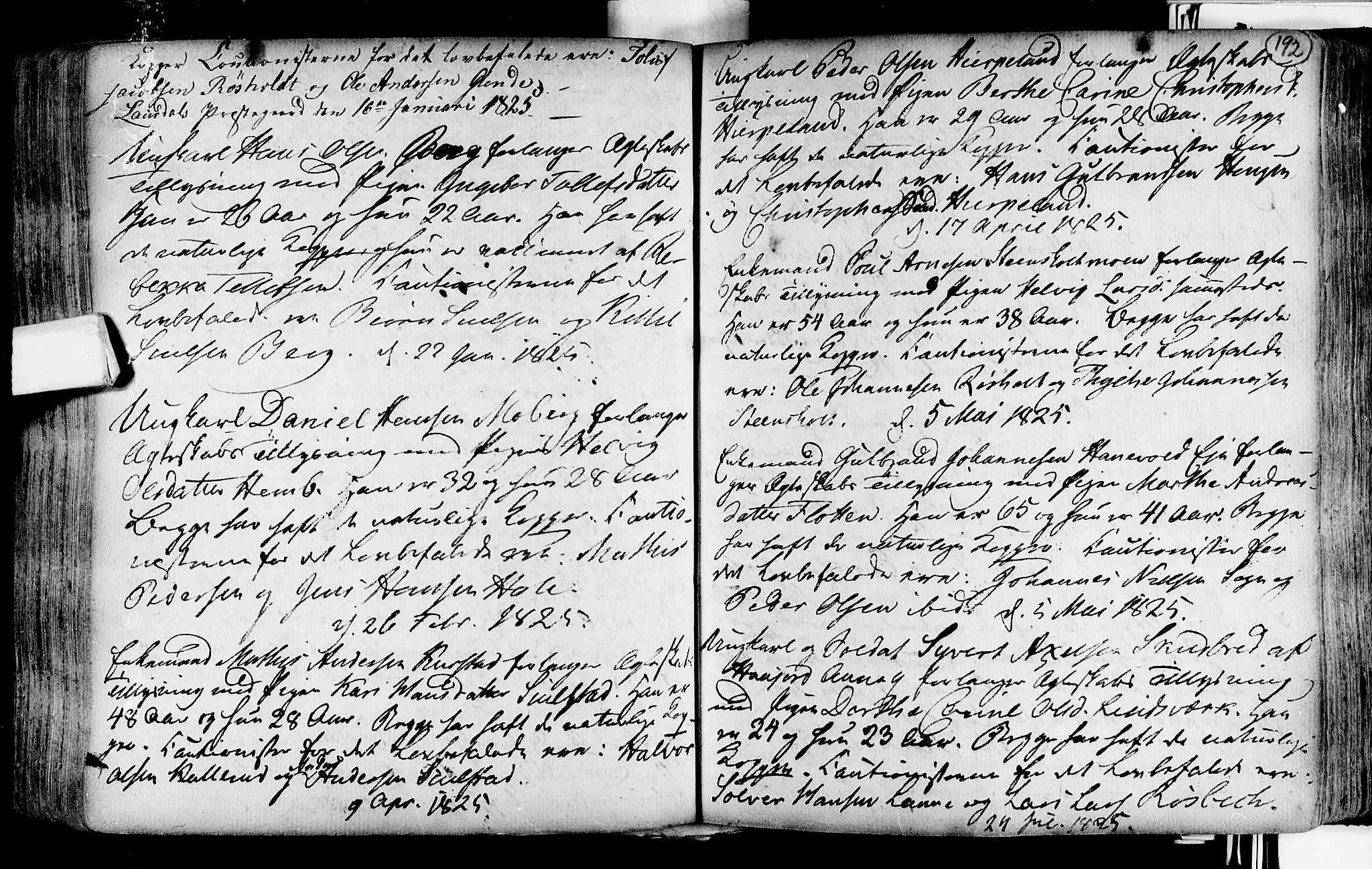 Lardal kirkebøker, AV/SAKO-A-350/F/Fa/L0004: Parish register (official) no. i 4, 1733-1815, p. 192