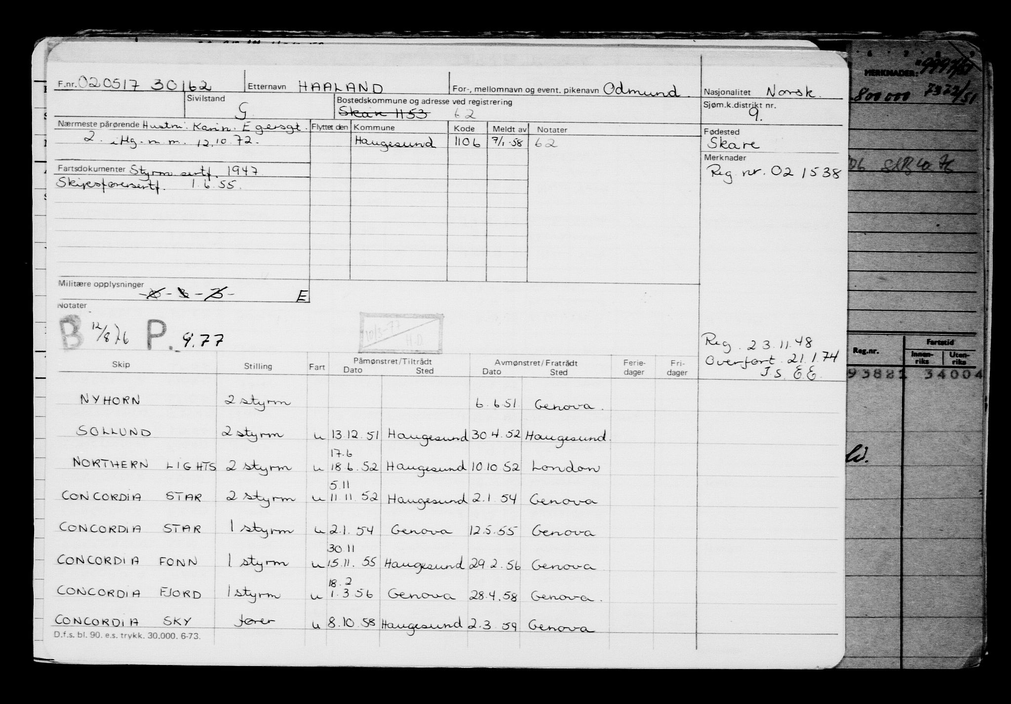 Direktoratet for sjømenn, AV/RA-S-3545/G/Gb/L0148: Hovedkort, 1917, p. 242