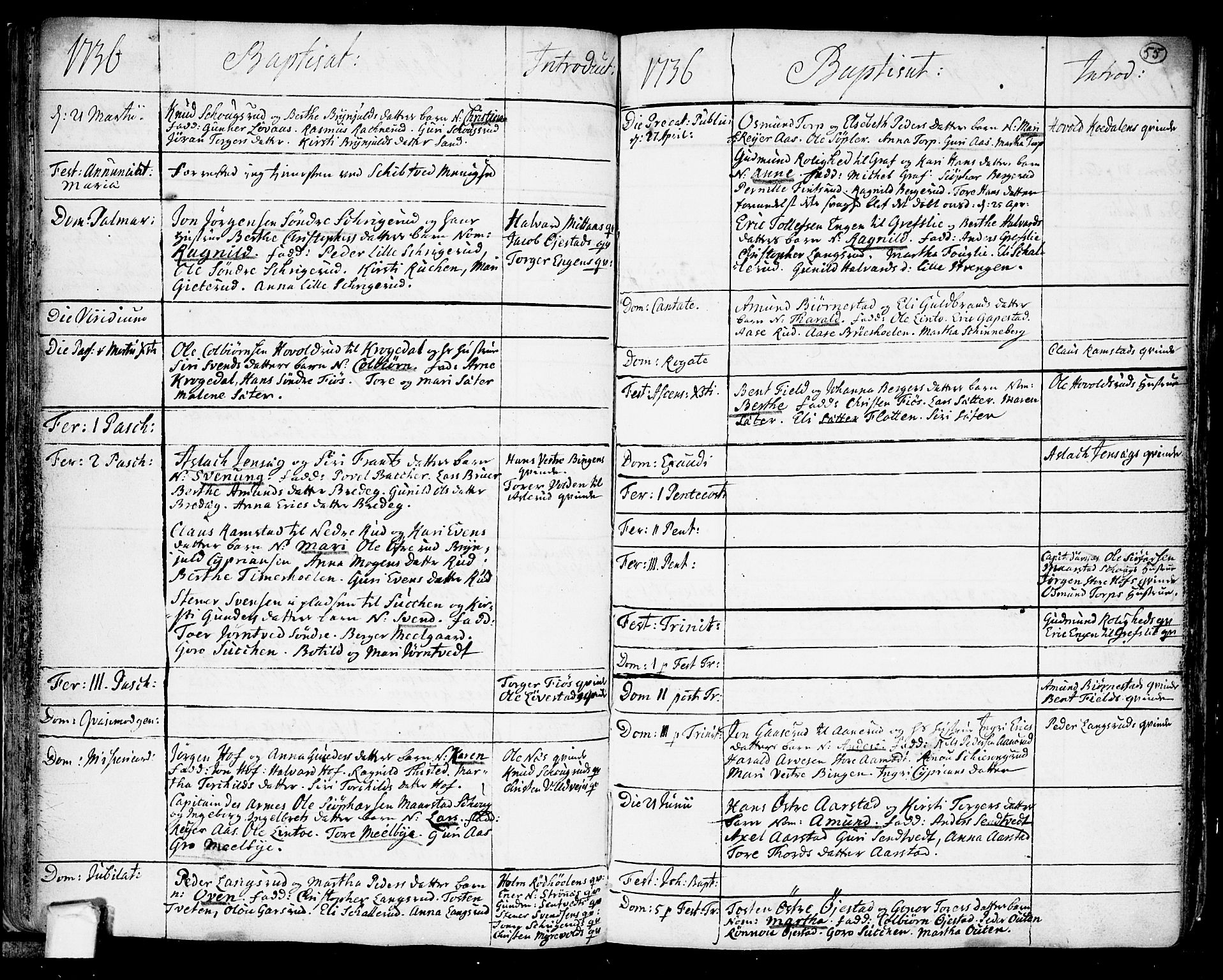 Trøgstad prestekontor Kirkebøker, AV/SAO-A-10925/F/Fa/L0003: Parish register (official) no. I 3, 1721-1749, p. 55