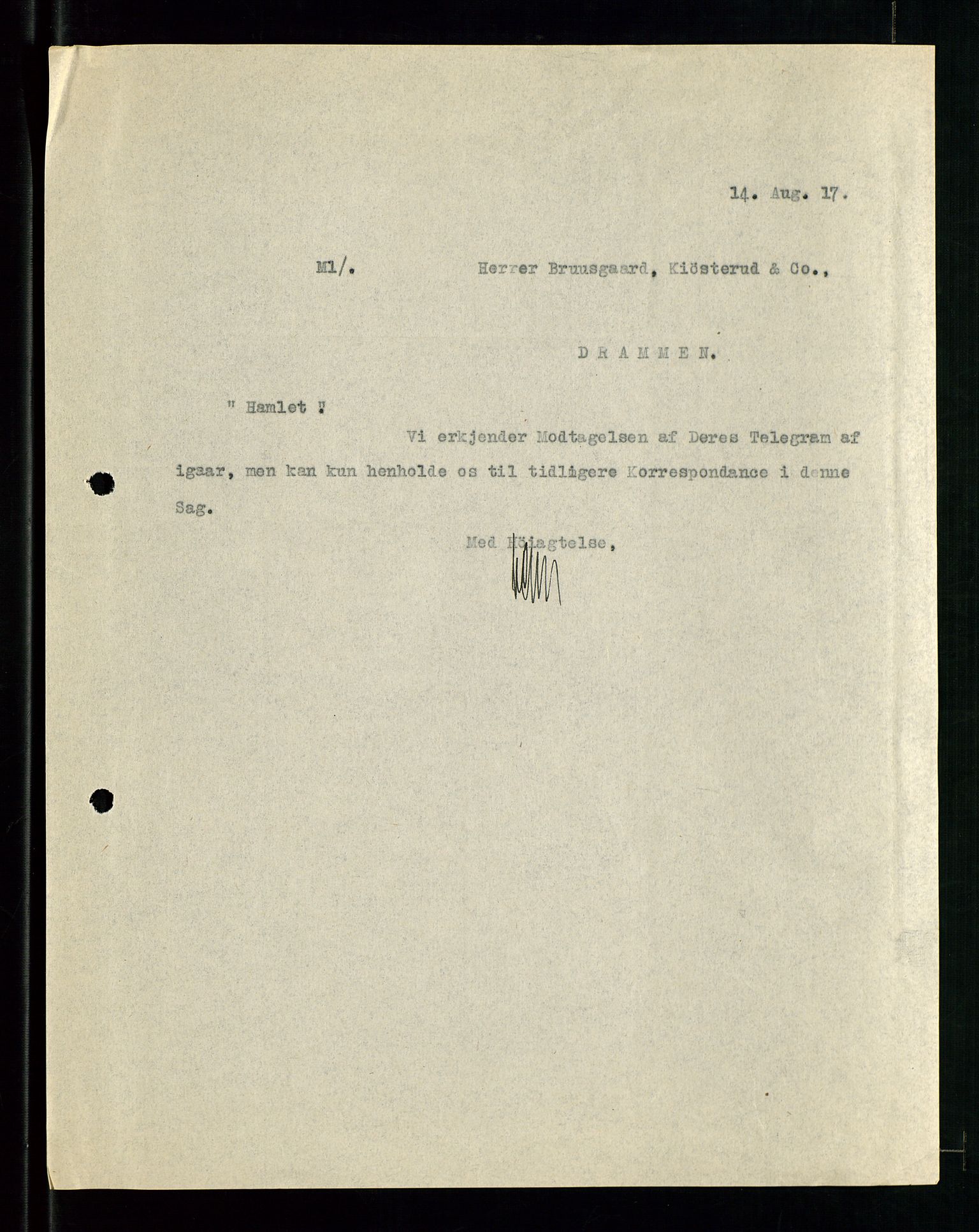 Pa 1521 - A/S Norske Shell, AV/SAST-A-101915/E/Ea/Eaa/L0001: Sjefskorrespondanse, 1917, p. 647