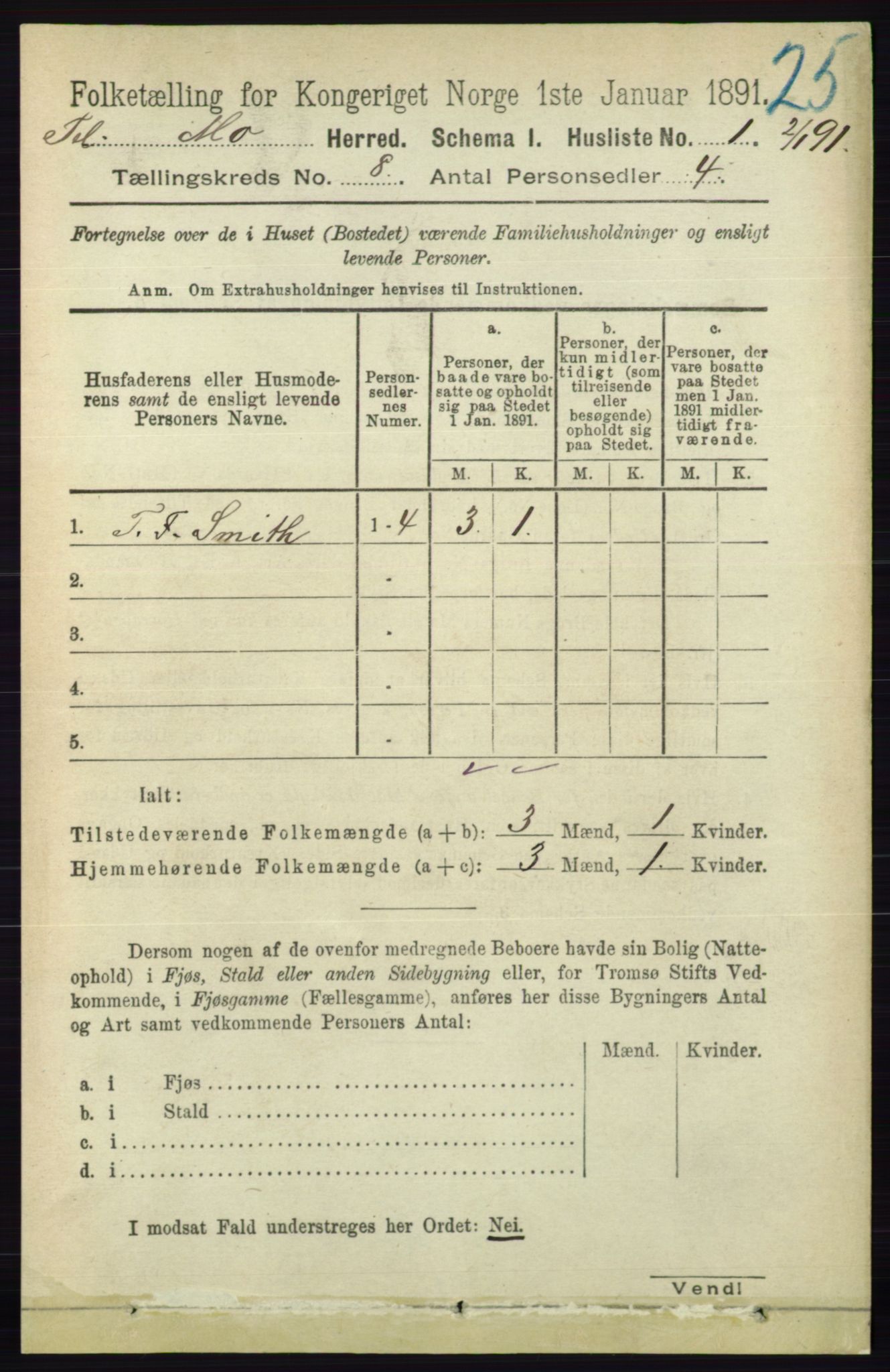 RA, 1891 census for 0832 Mo, 1891, p. 1992