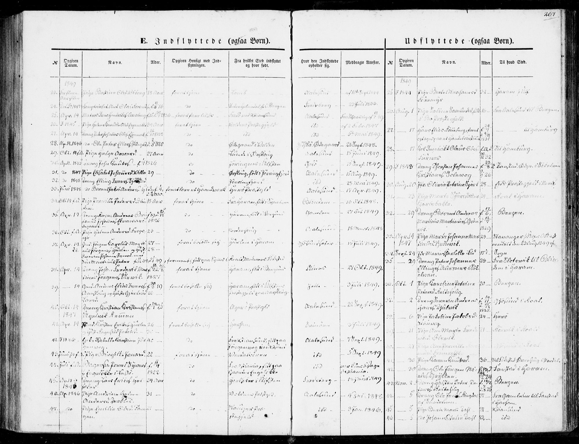 Ministerialprotokoller, klokkerbøker og fødselsregistre - Møre og Romsdal, SAT/A-1454/528/L0397: Parish register (official) no. 528A08, 1848-1858, p. 267