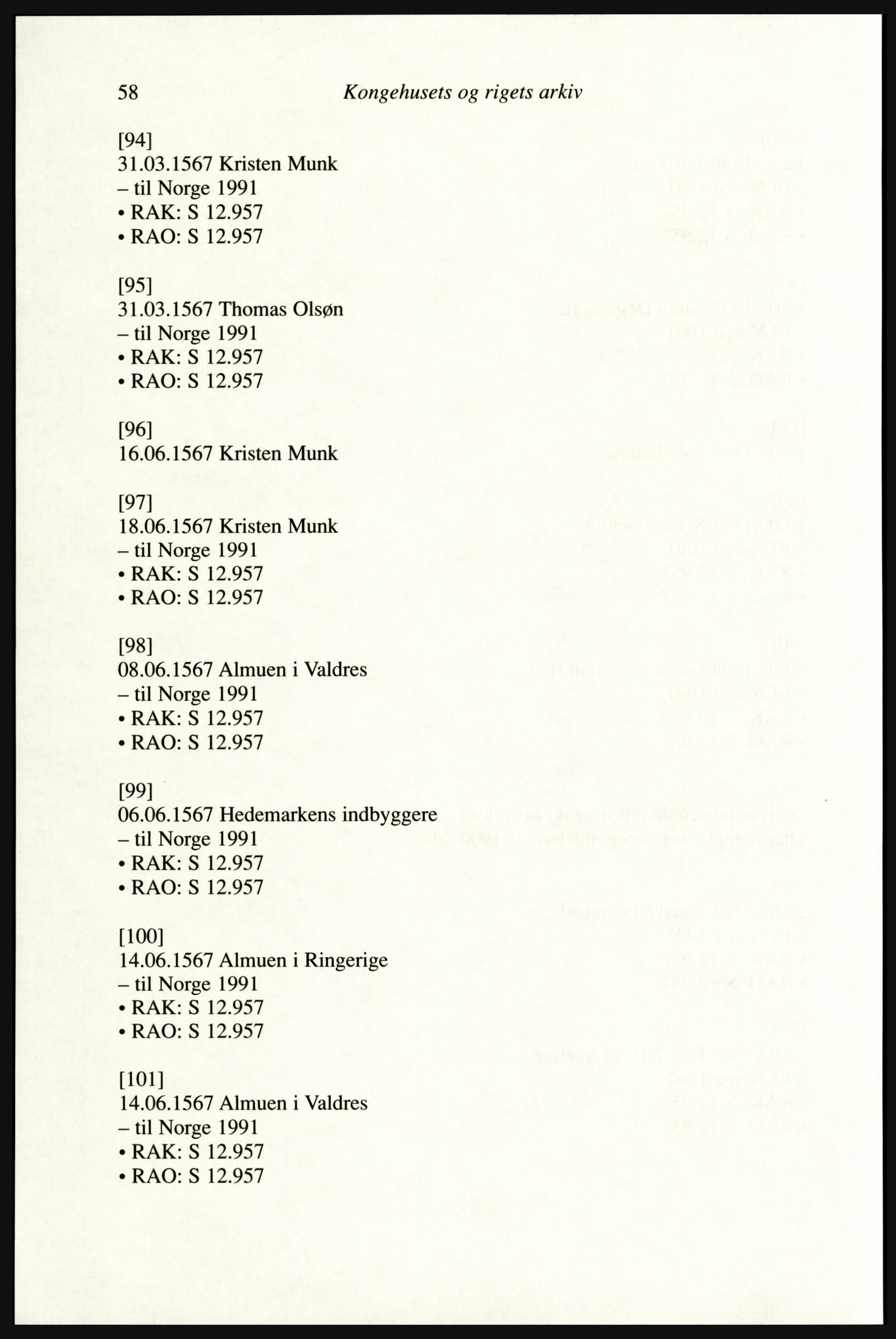 Publikasjoner utgitt av Arkivverket, PUBL/PUBL-001/A/0002: Erik Gøbel: NOREG, Tværregistratur over norgesrelevant materiale i Rigsarkivet i København (2000), 2000, p. 60