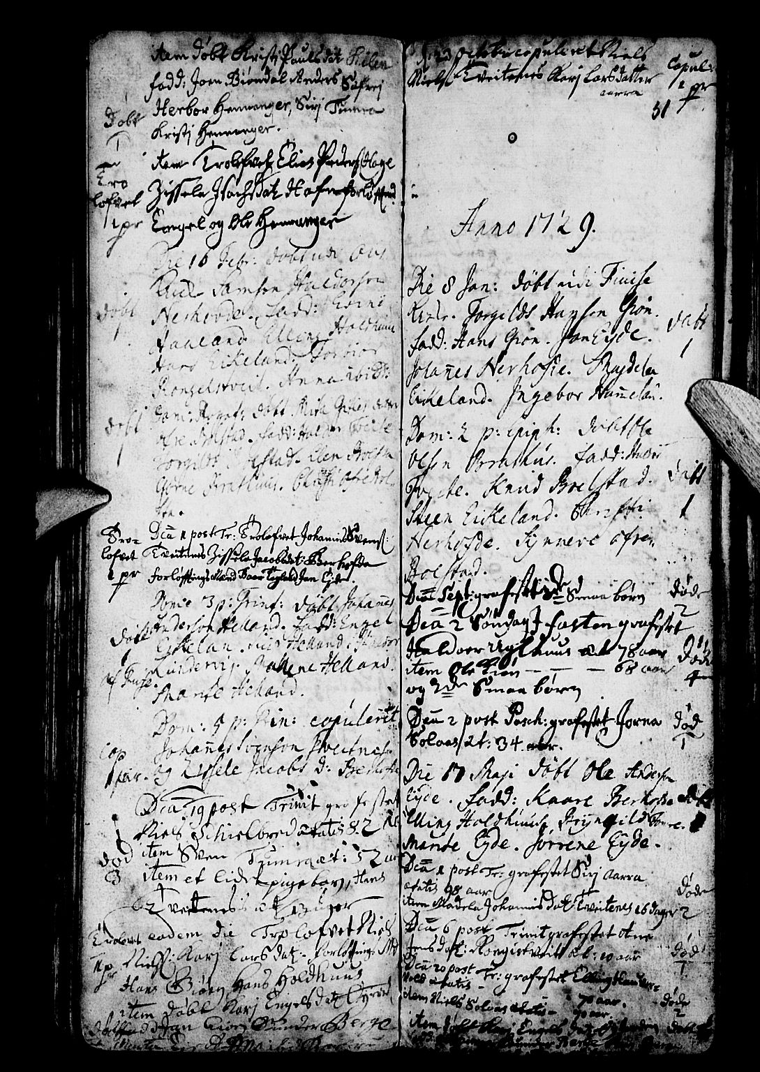 Os sokneprestembete, SAB/A-99929: Parish register (official) no. A 3, 1669-1760, p. 51