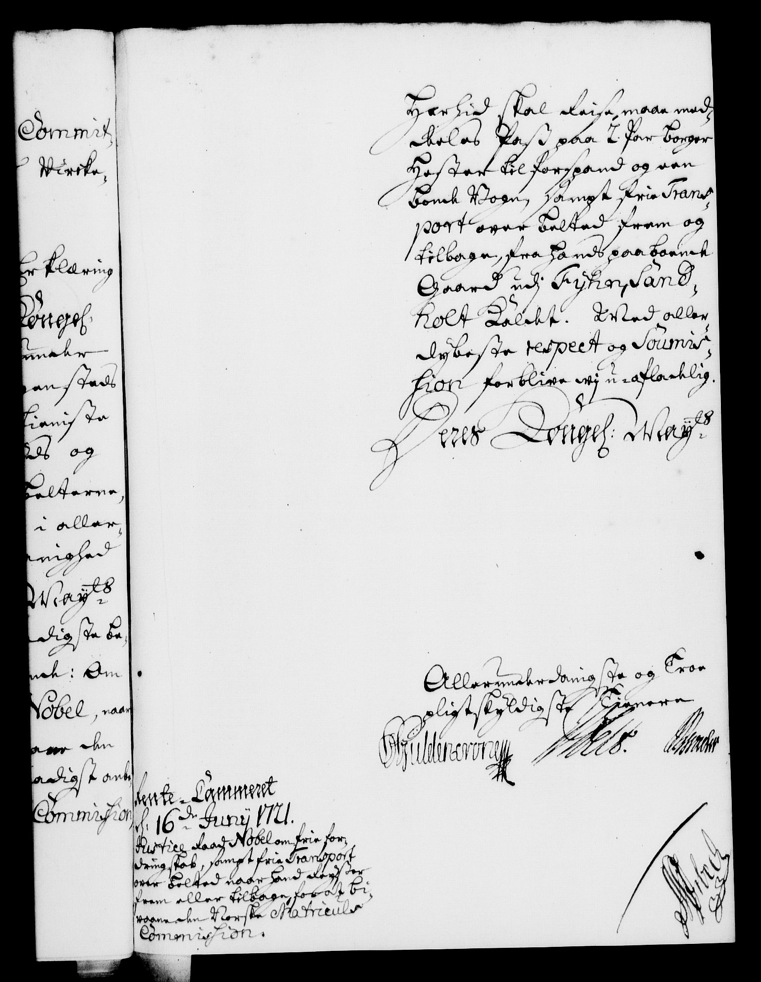 Rentekammeret, Kammerkanselliet, AV/RA-EA-3111/G/Gf/Gfa/L0004: Norsk relasjons- og resolusjonsprotokoll (merket RK 52.4), 1721, p. 1066