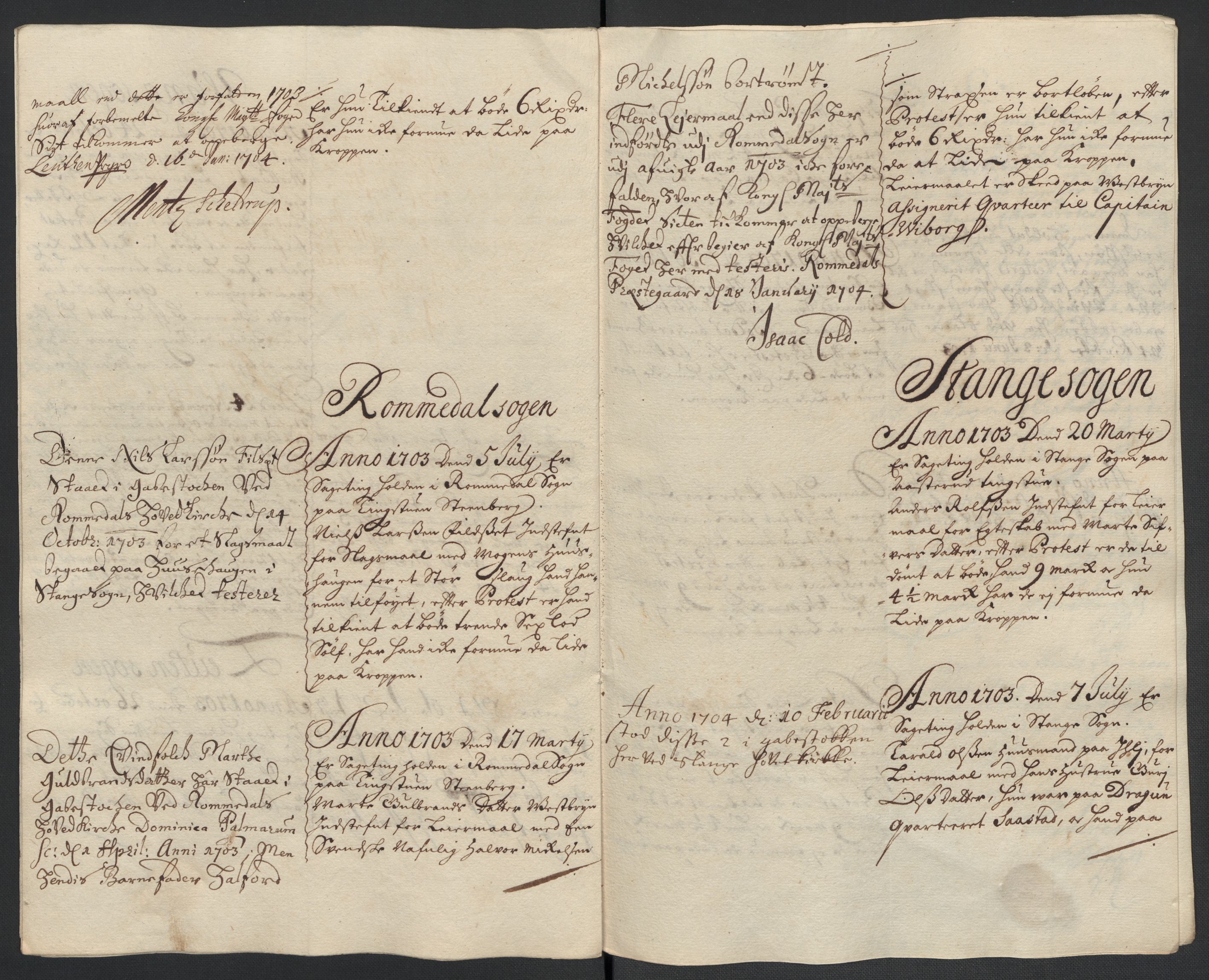 Rentekammeret inntil 1814, Reviderte regnskaper, Fogderegnskap, AV/RA-EA-4092/R16/L1041: Fogderegnskap Hedmark, 1703-1704, p. 79