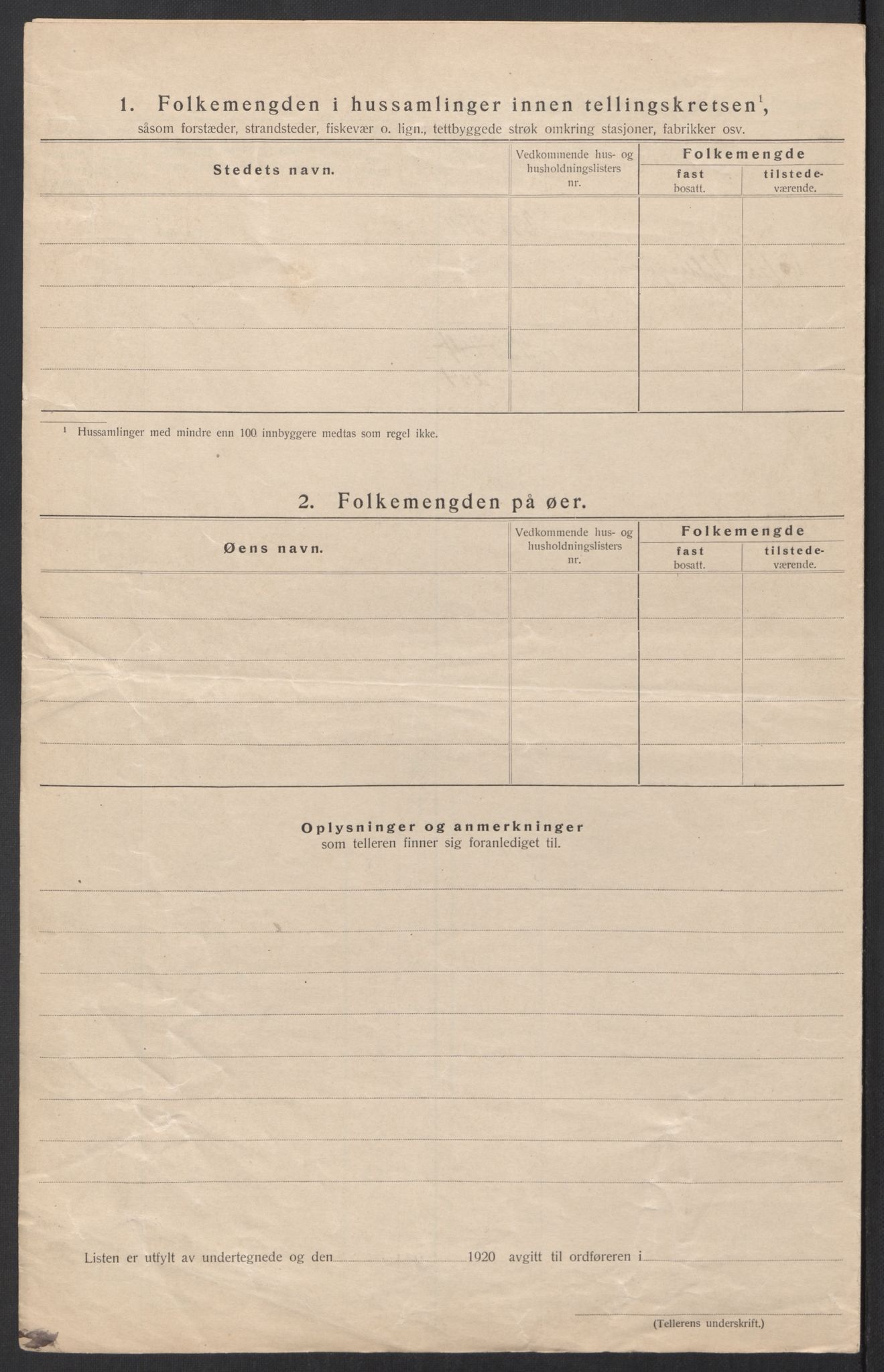 SAT, 1920 census for Fauske, 1920, p. 71