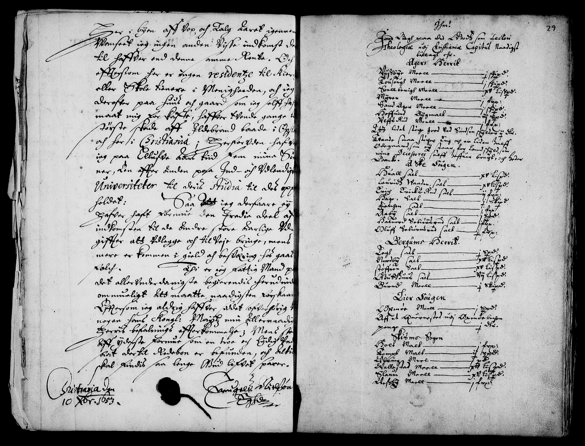 Rentekammeret inntil 1814, Realistisk ordnet avdeling, AV/RA-EA-4070/Fc/Fca/L0001/0002: [Ca I]  Akershus stift / Kristiania kapitels jordebok, 1652-1654, p. 28-29