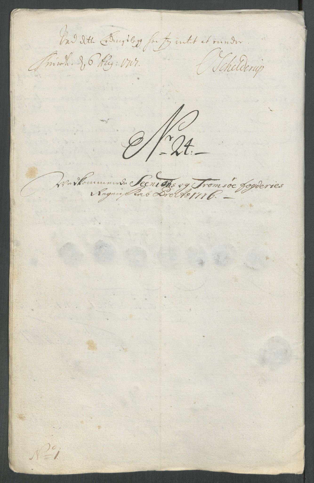 Rentekammeret inntil 1814, Reviderte regnskaper, Fogderegnskap, AV/RA-EA-4092/R68/L4762: Fogderegnskap Senja og Troms, 1716, p. 209