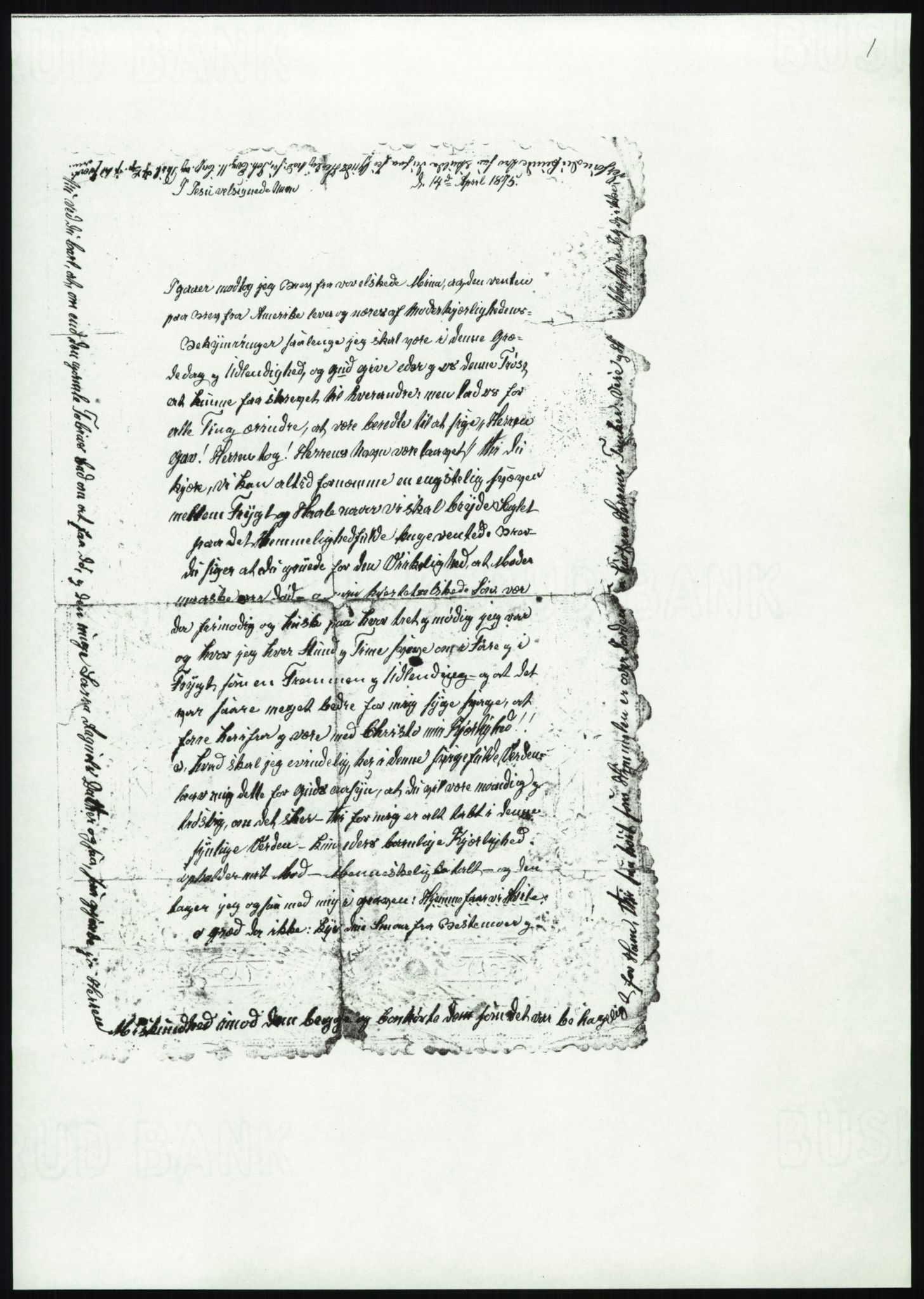 Samlinger til kildeutgivelse, Amerikabrevene, AV/RA-EA-4057/F/L0020: Innlån fra Buskerud: Lerfaldet - Lågdalsmuseet, 1838-1914, p. 17